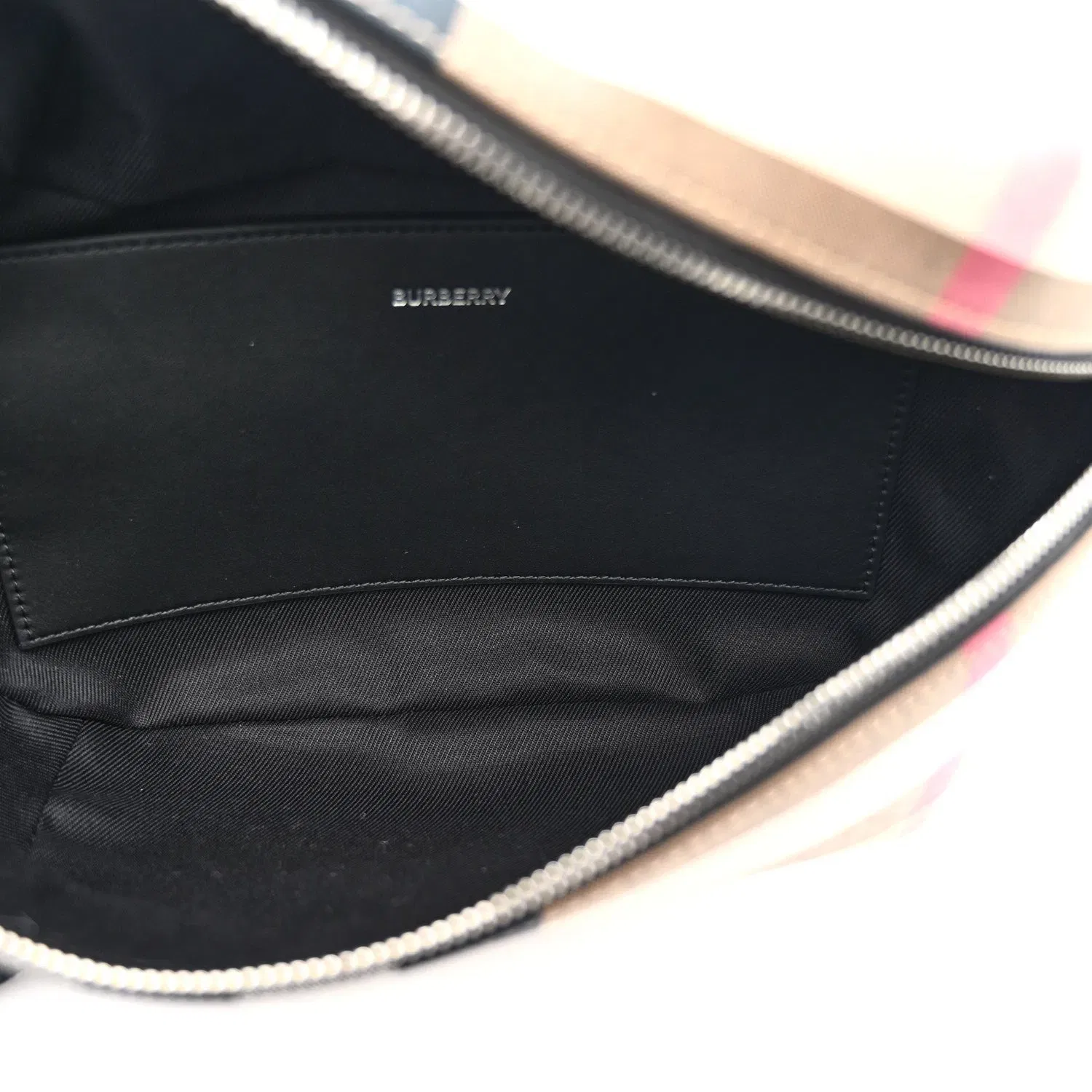 Burberry IP Check Sonny Bum Bag Taupe Brown