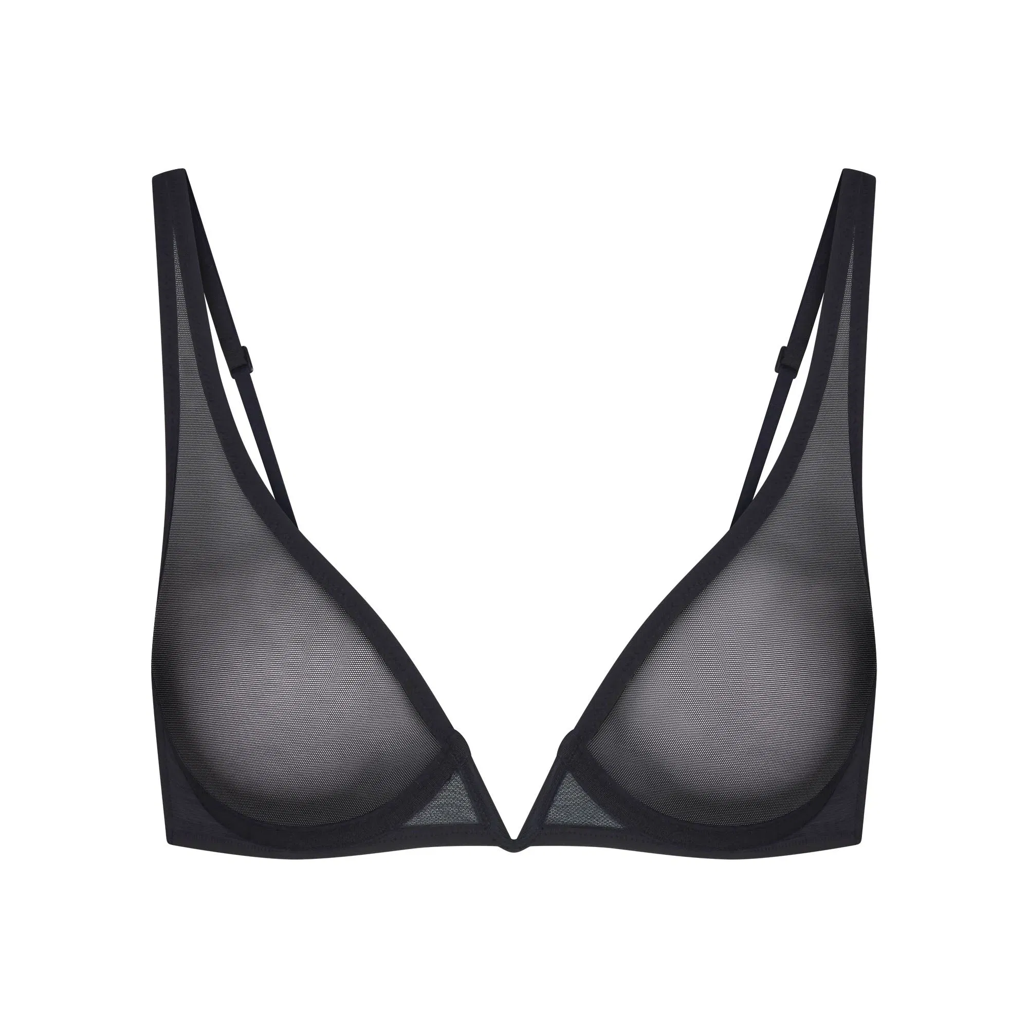 Ultra Fine Mesh Deep Plunge Bra