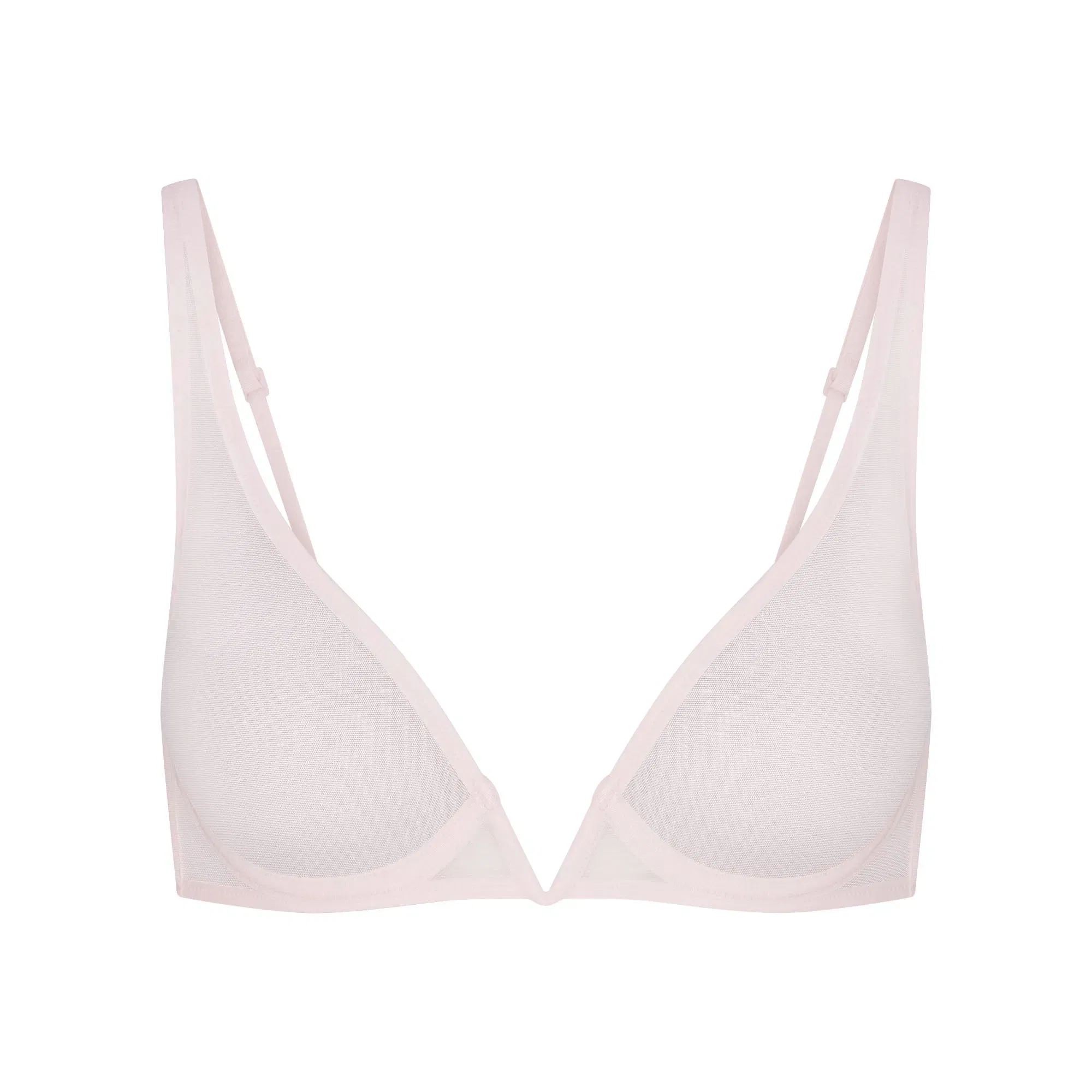 Ultra Fine Mesh Deep Plunge Bra