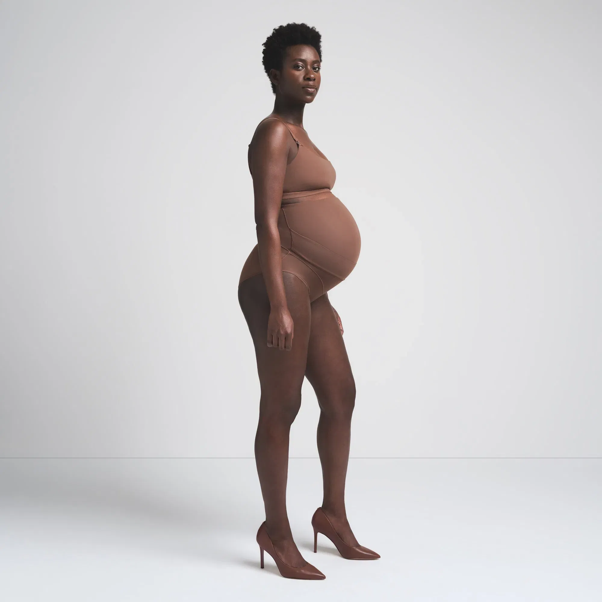 Fits Everybody Maternity Banded High-waisted Brief