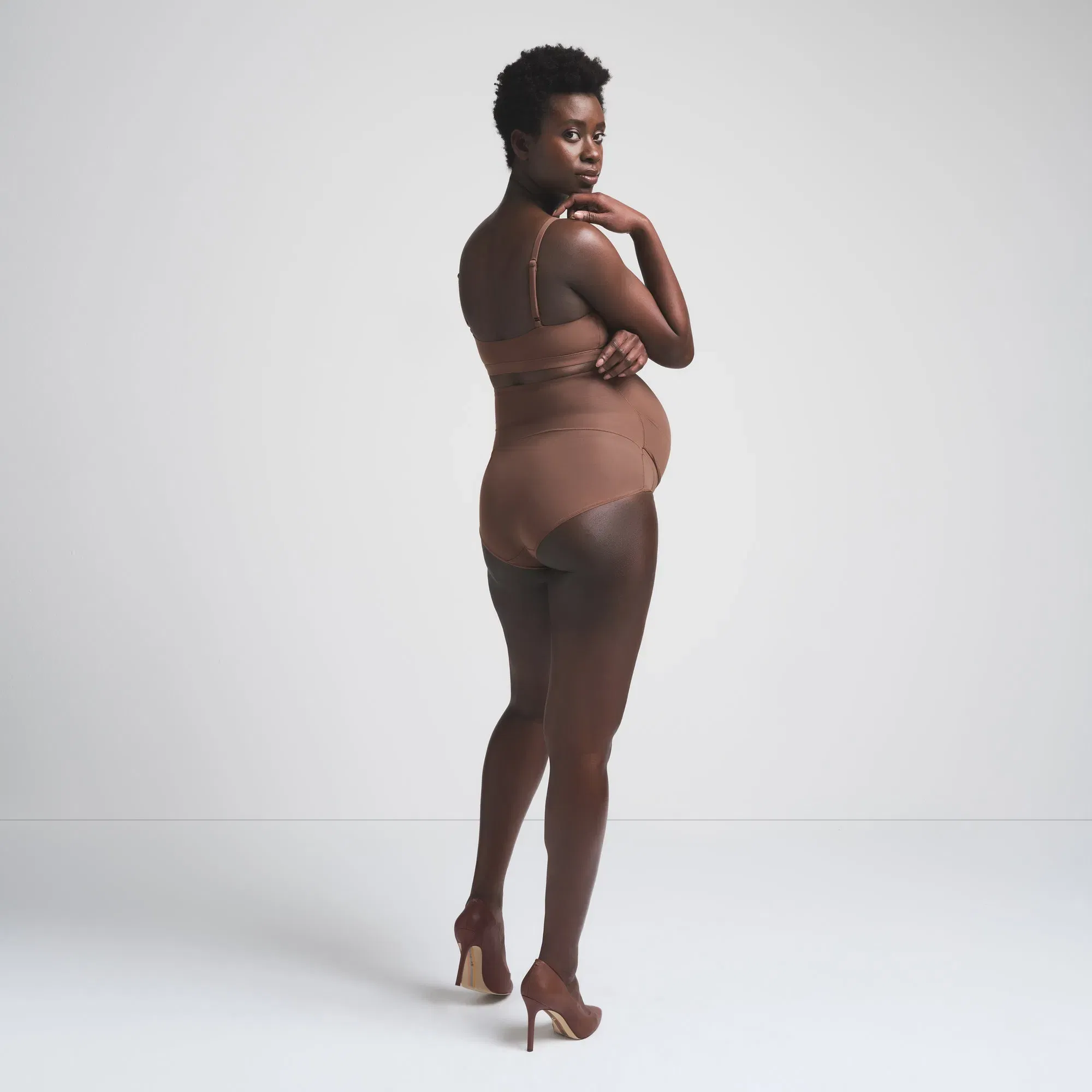 Fits Everybody Maternity Banded High-waisted Brief
