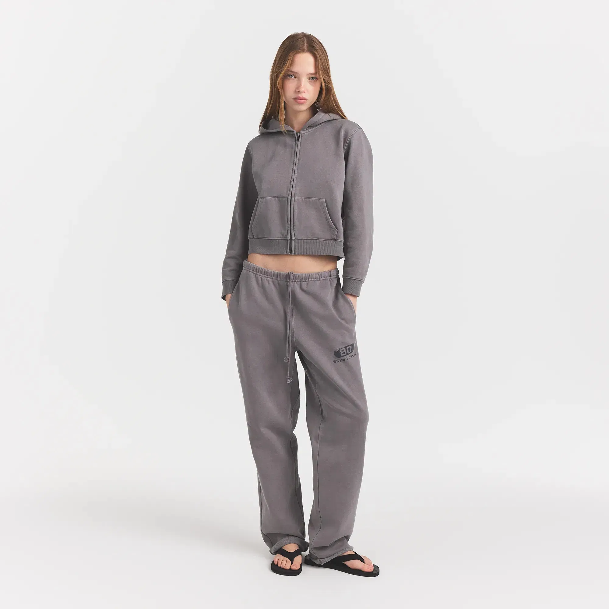 Boyfriend Fleece Zip Up Hoodie