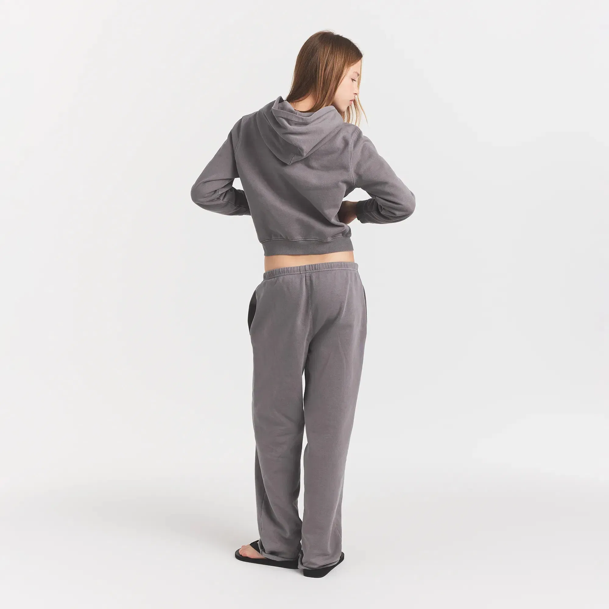 Boyfriend Fleece Zip Up Hoodie