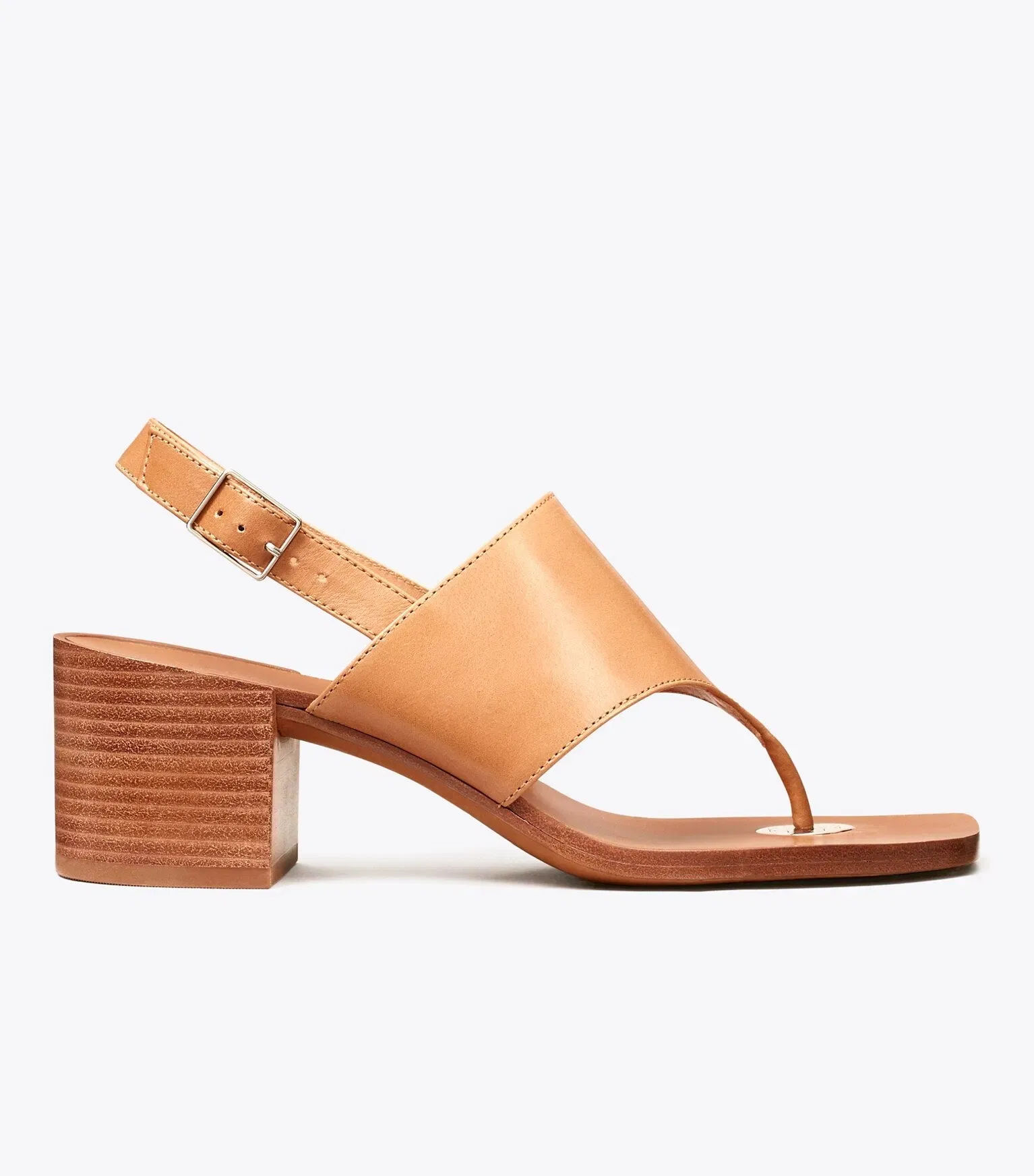Double T Coin Heeled Sandal