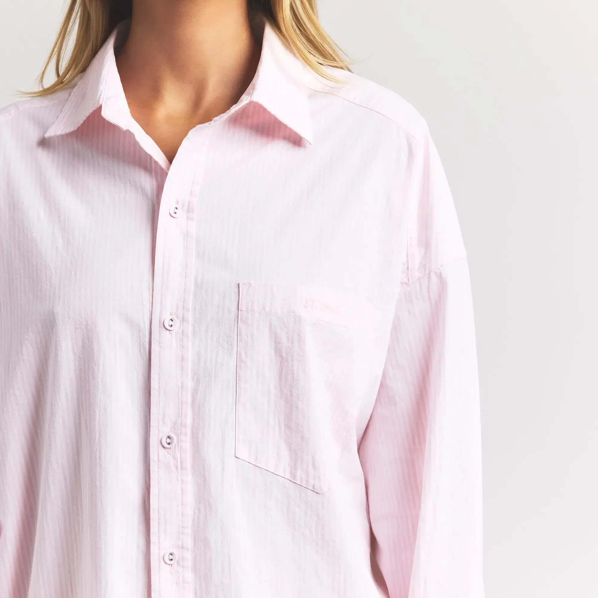 Cotton Poplin Oversized Sleep Set