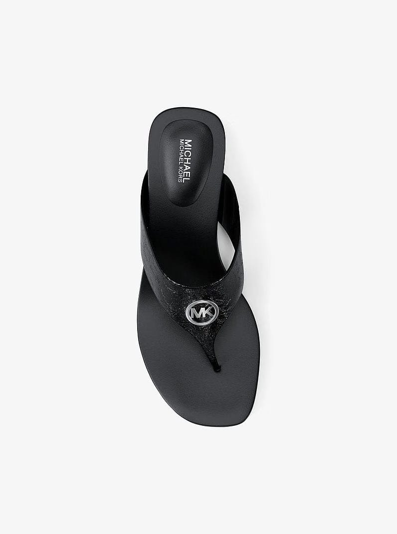 Anneka Patent Thong Sandal