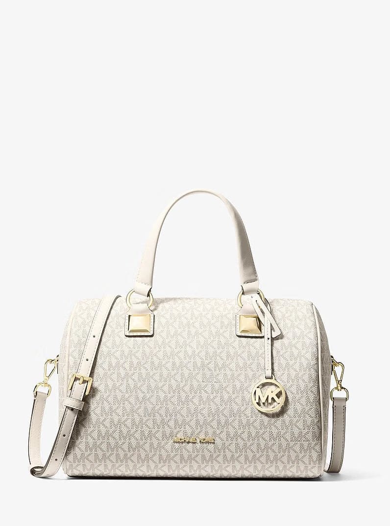Grayson Medium Signature Logo Duffel Bag