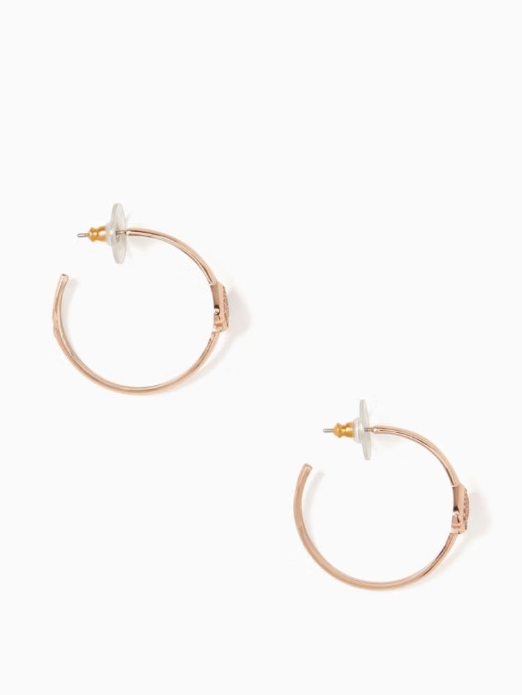 Everyday Spade Pave Hoops