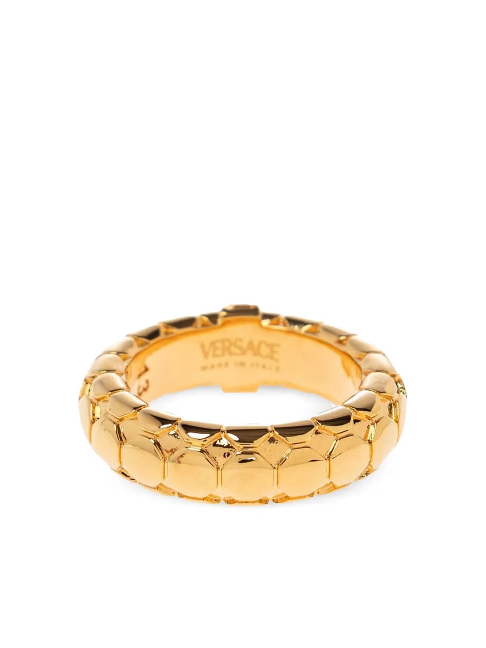 Greca-engraved ring