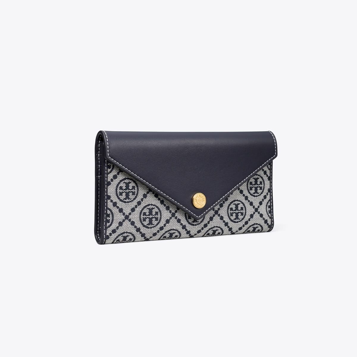T Monogram Envelope Wallet
