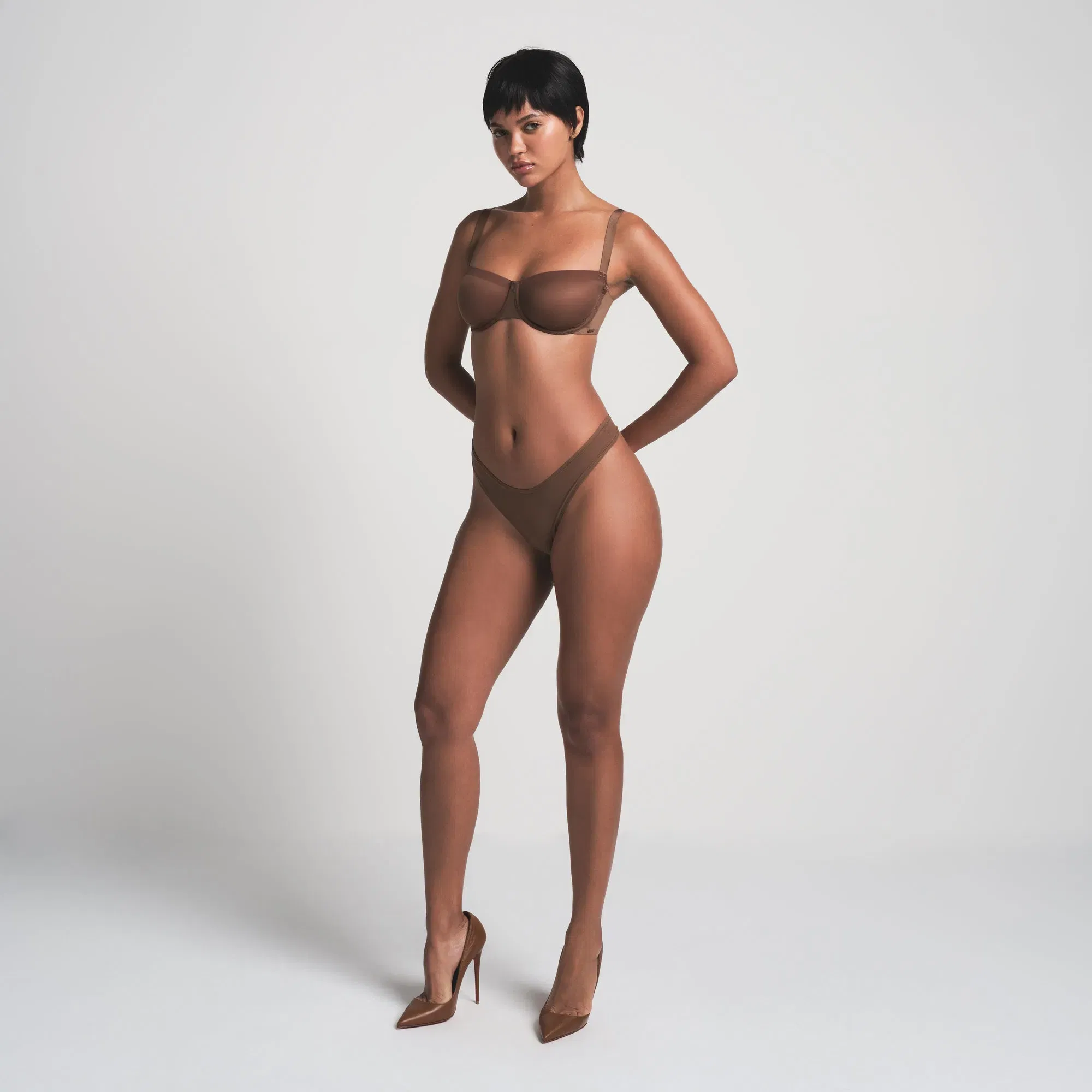 No Show Unlined Balconette Bra