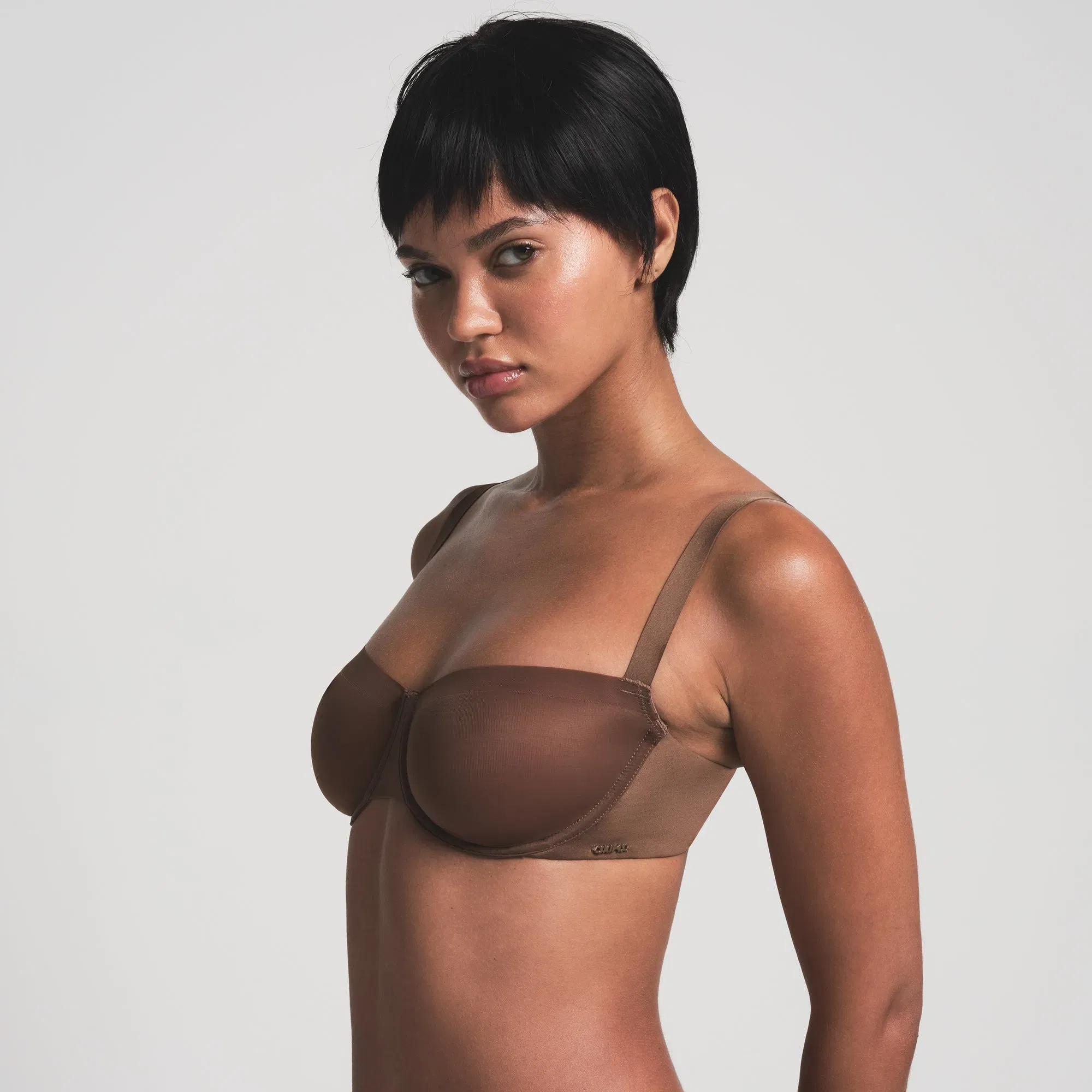 No Show Unlined Balconette Bra