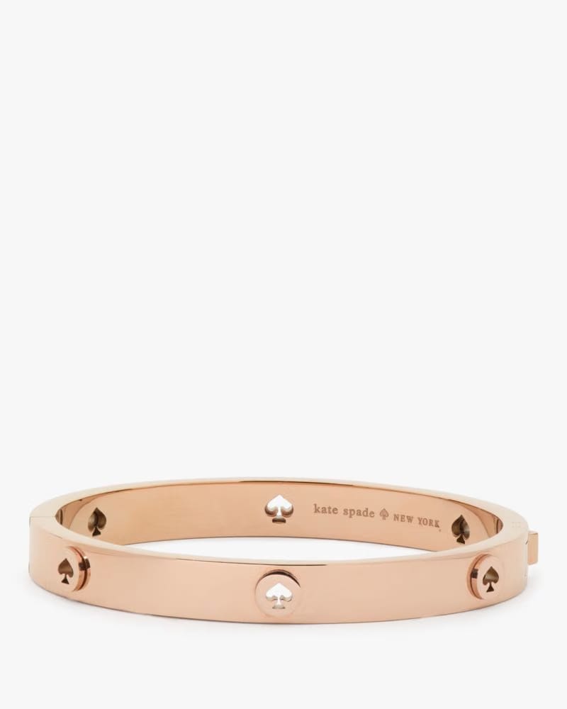 Spot The Spade Studded Hinged Bangle