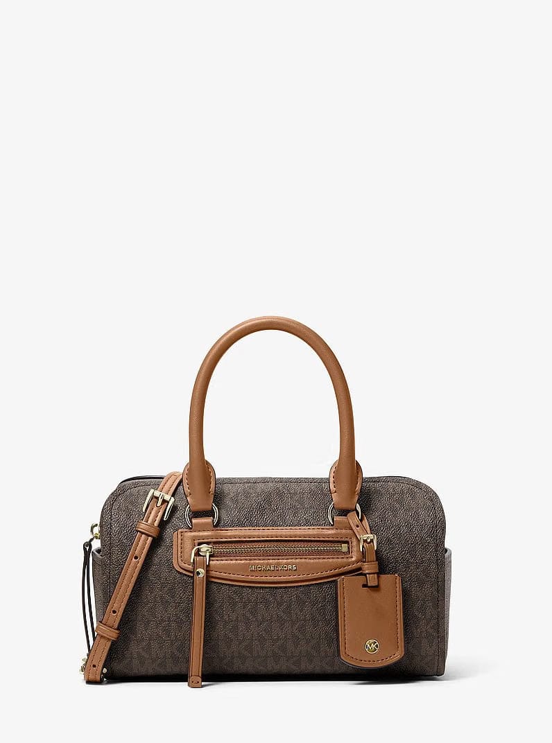 Jet Set Travel Extra-Small Signature Logo Duffel Crossbody Bag