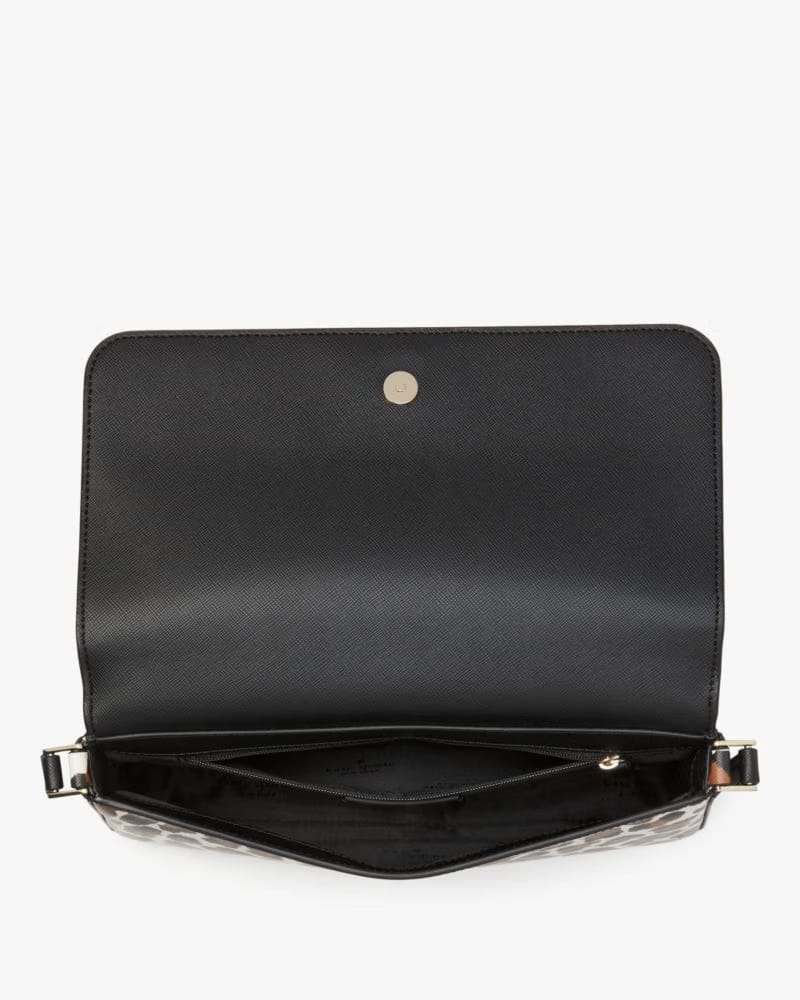 Staci Spotted Animal Printed Medium Flap Shoulder Bag