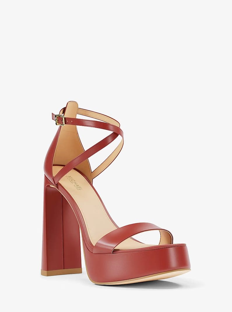Cami Leather Platform Sandal