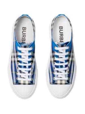 Burberry checked sneakers