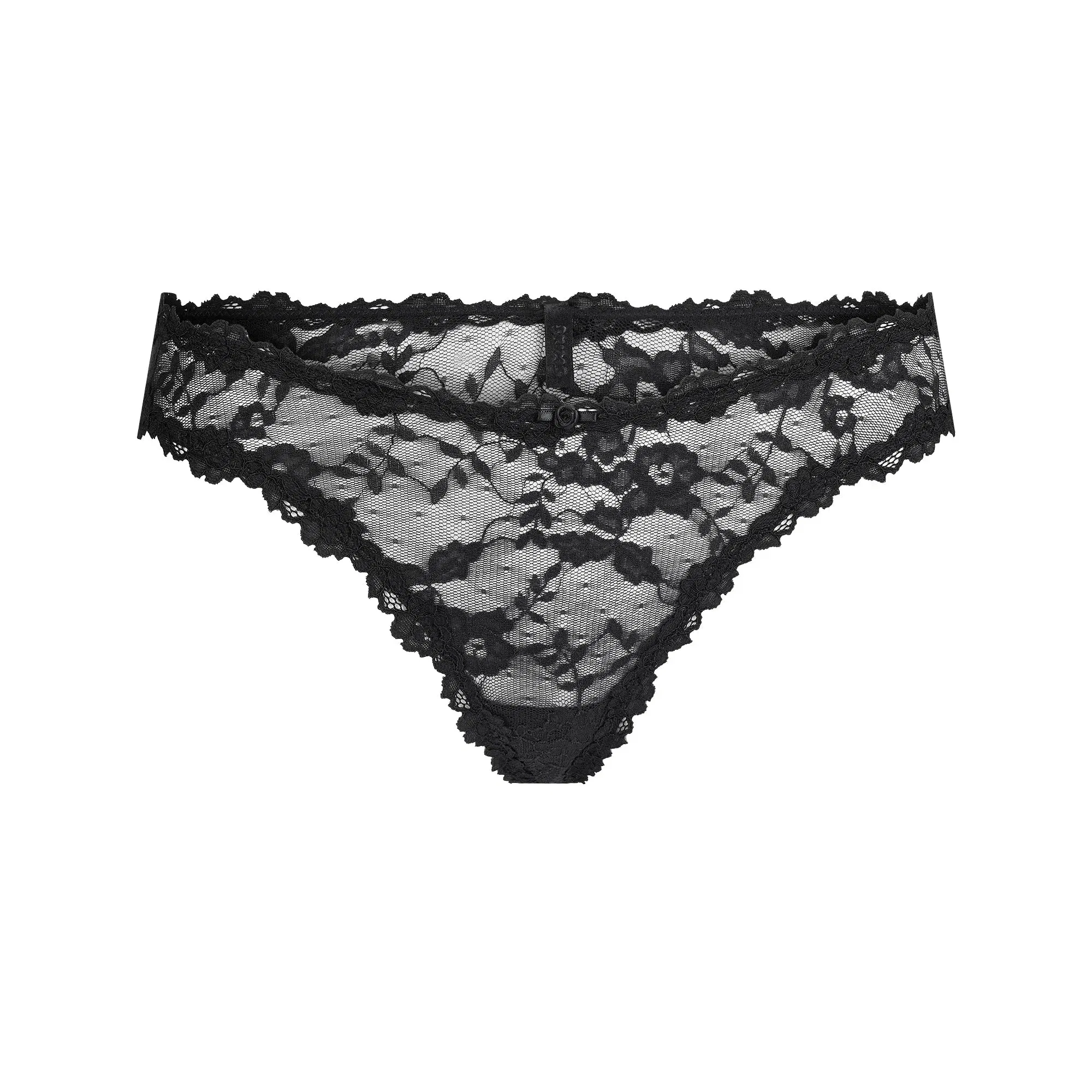 Stretch Lace Dipped Thong
