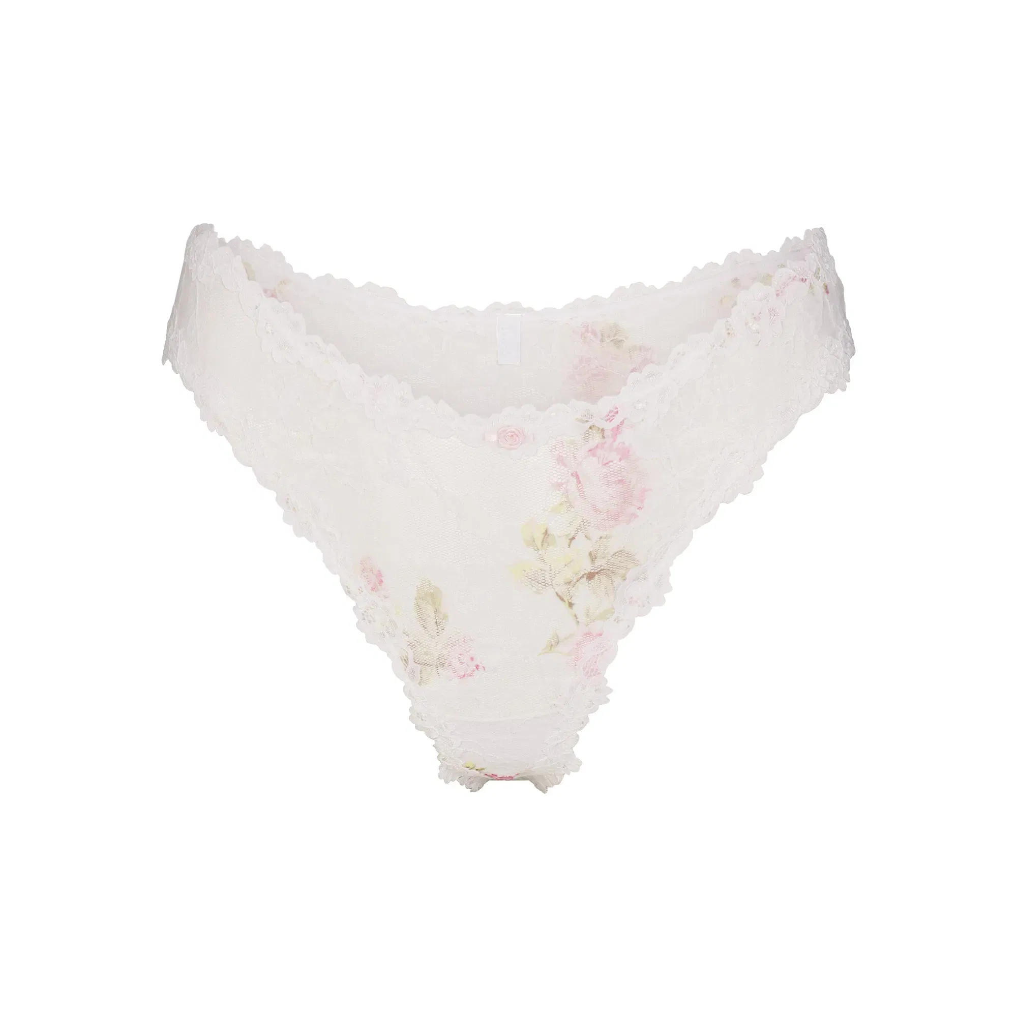 Stretch Lace Dipped Thong