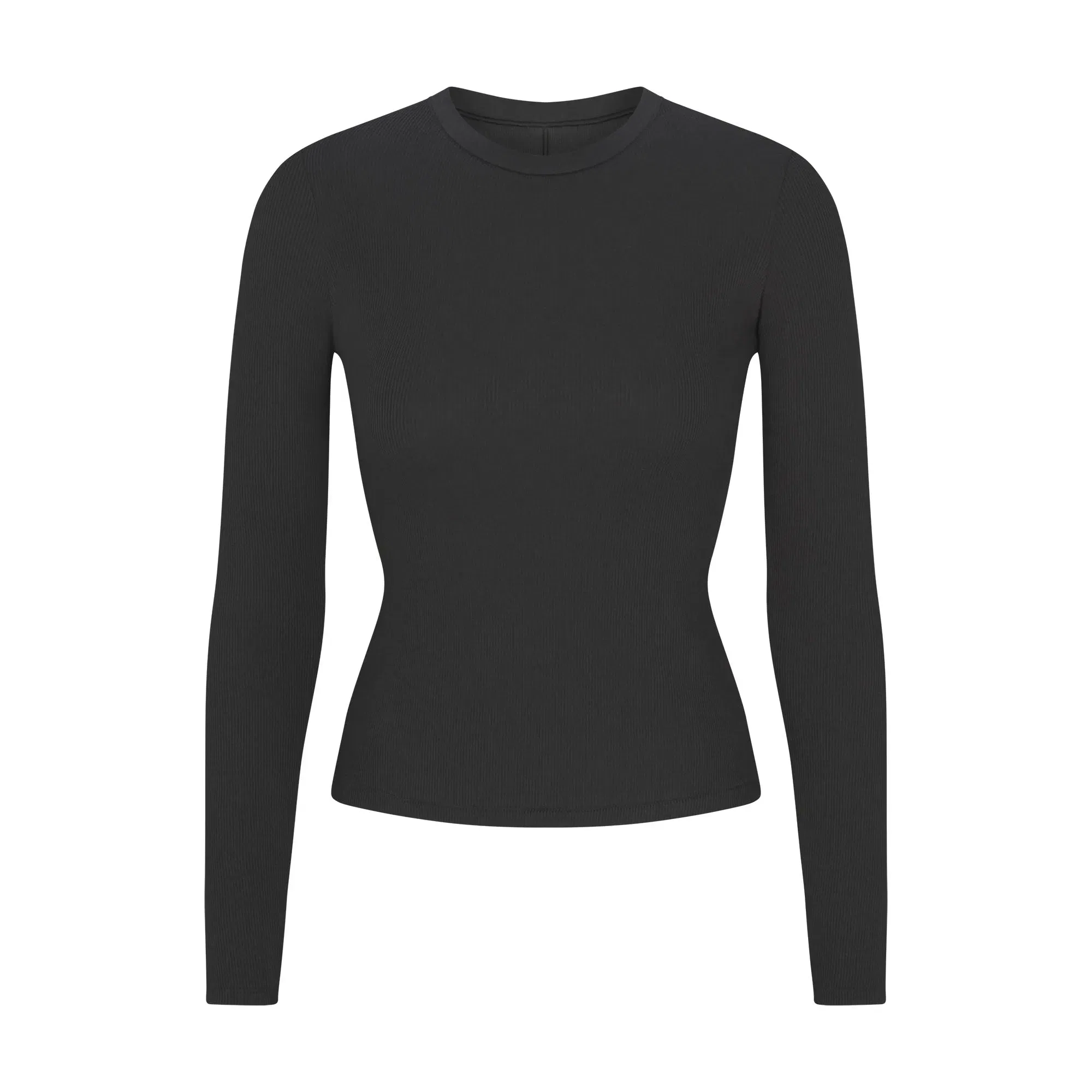 Cotton Rib Long Sleeve T-shirt