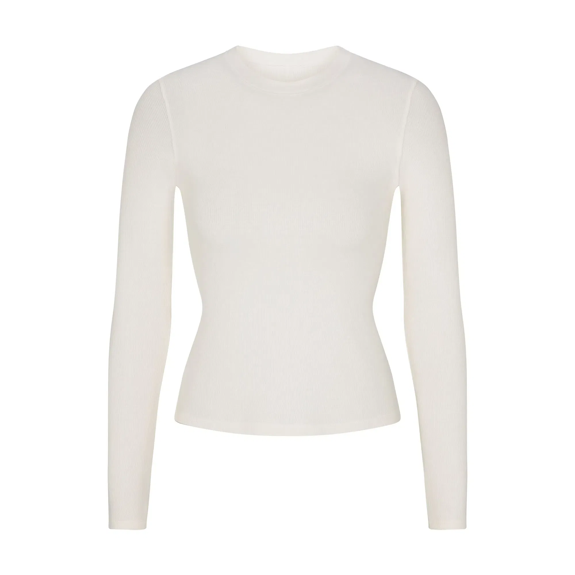 Cotton Rib Long Sleeve T-shirt