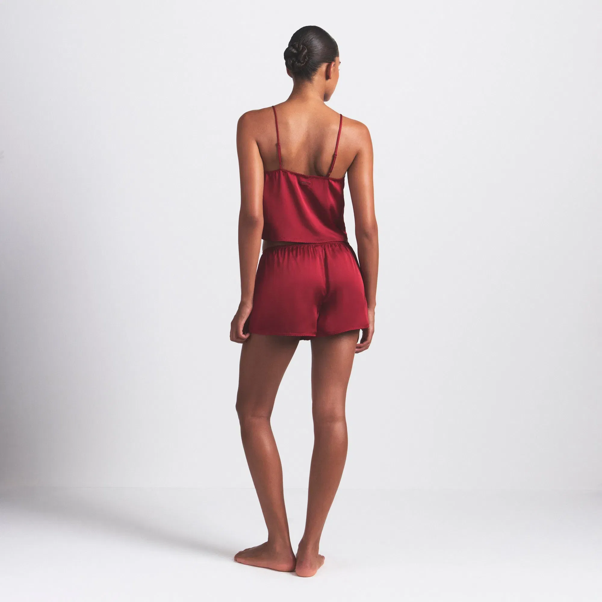 Woven Shine Cami and Short Sleep Set