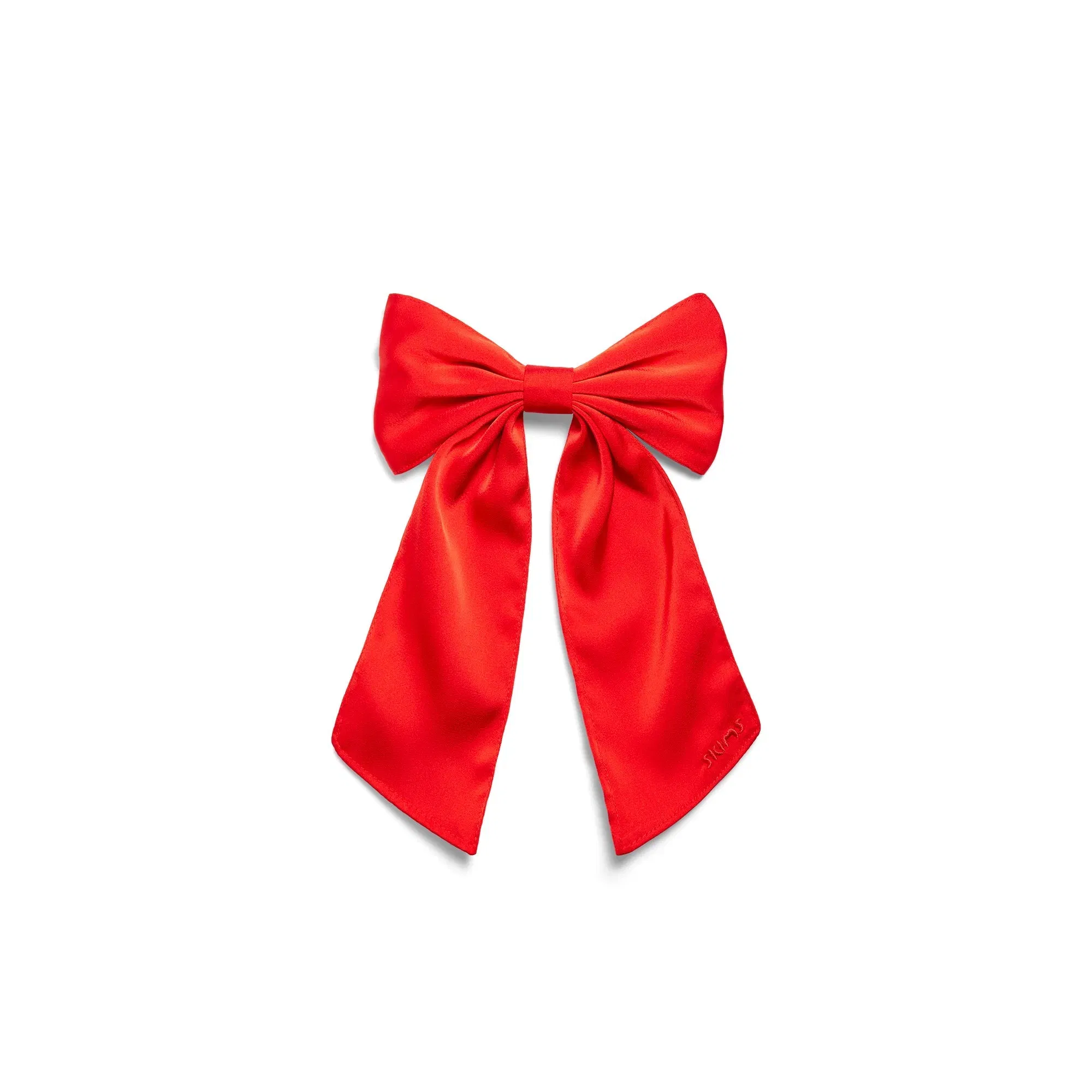 Satin Jumbo Bow Clip