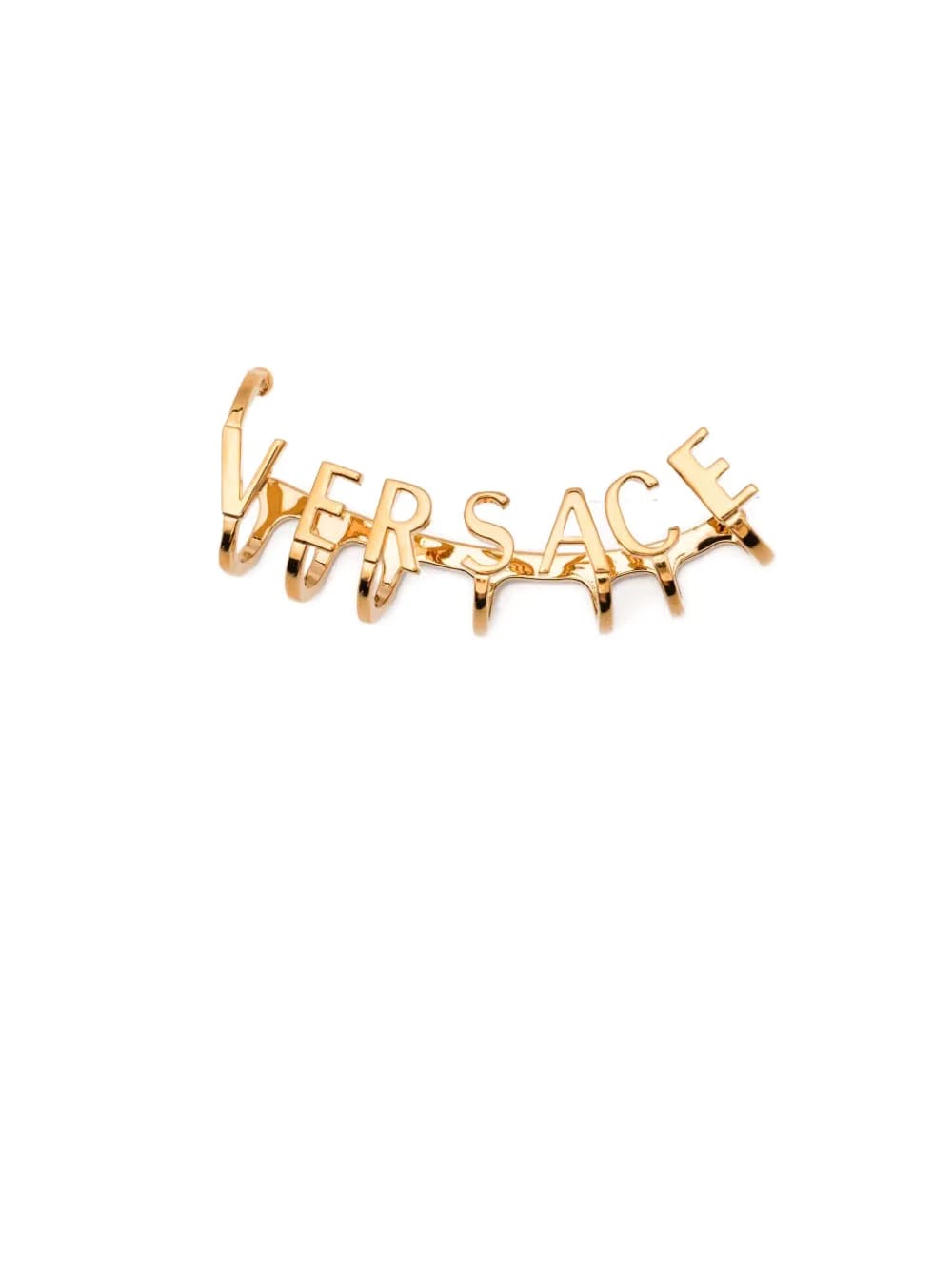 logo-lettering ear cuff