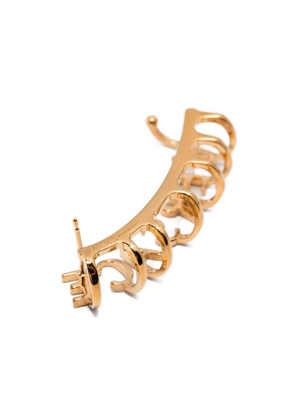 logo-lettering ear cuff