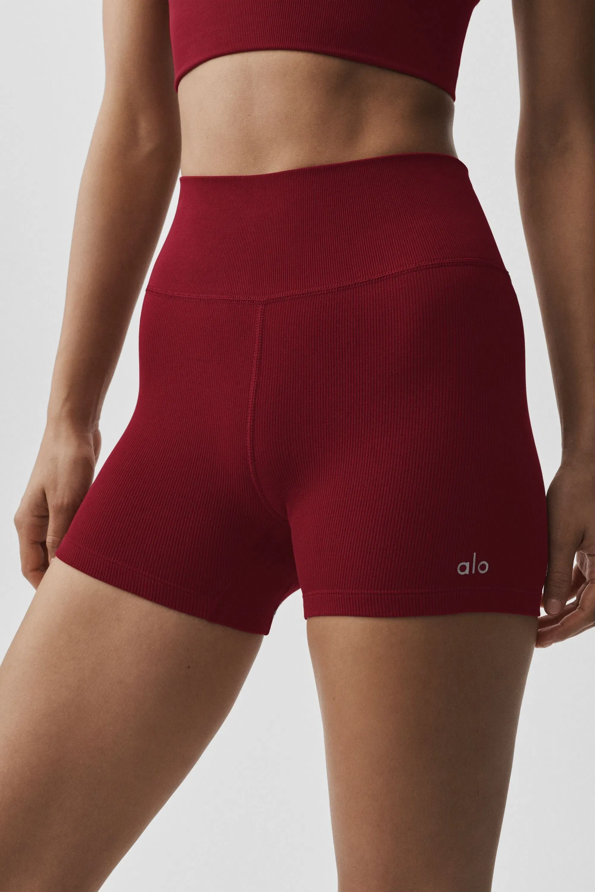 4" Seamless Modal Ribbed High-Waist Short