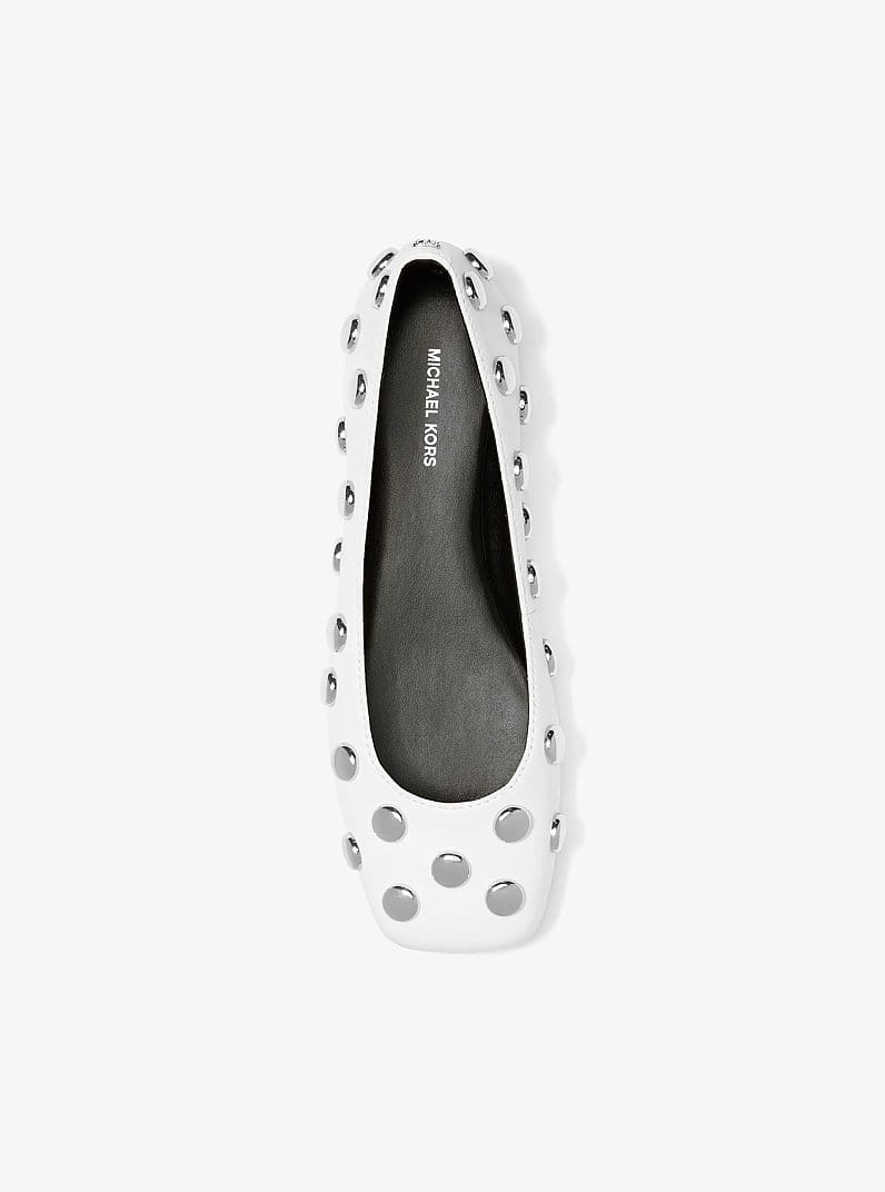 Matilda Studded Leather Ballet Flat