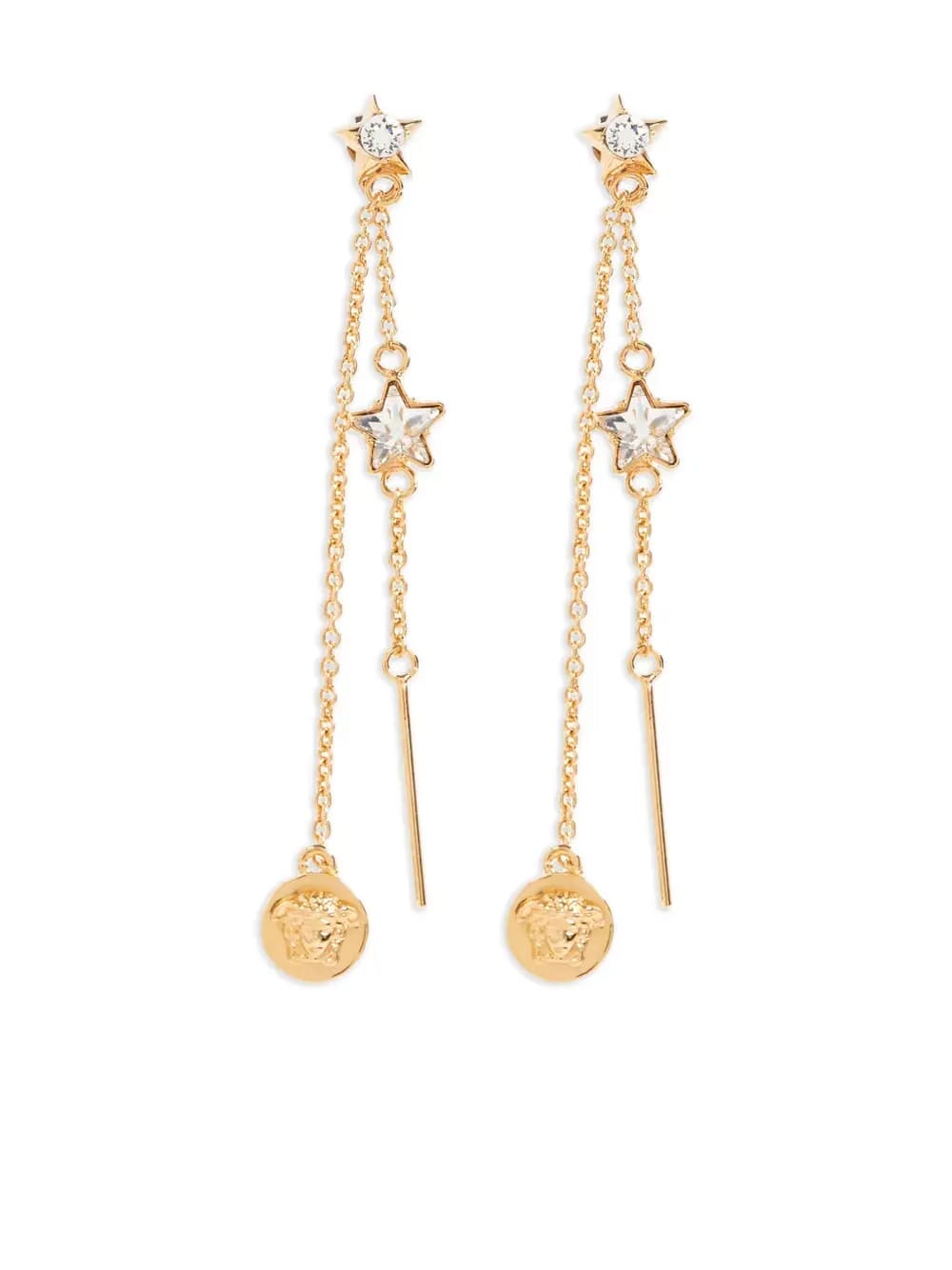 Medusa Star drop earrings