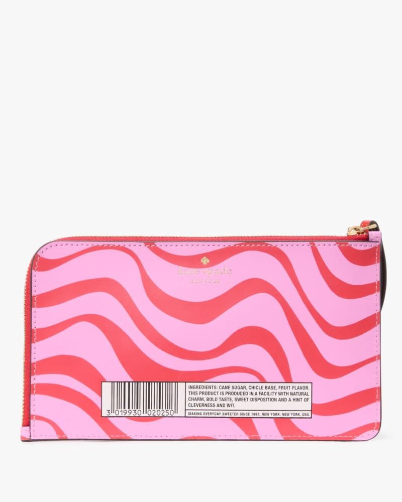 Bubble Gum Medium L-Zip Wristlet