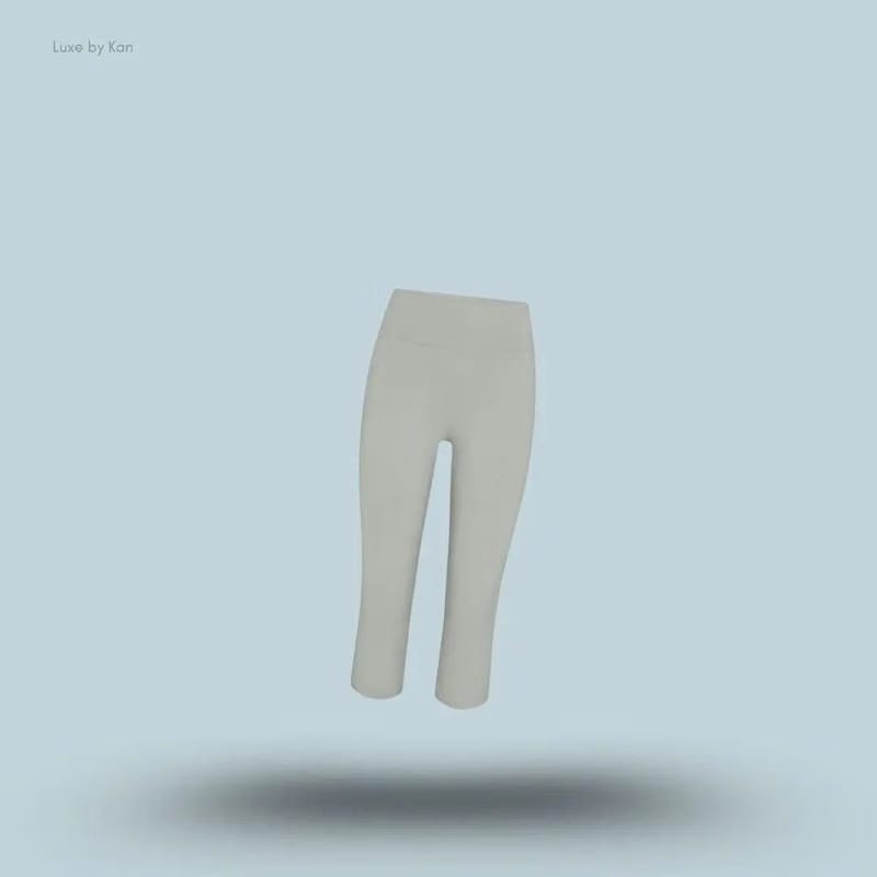 Skims Cotton Jersey Foldover Capri