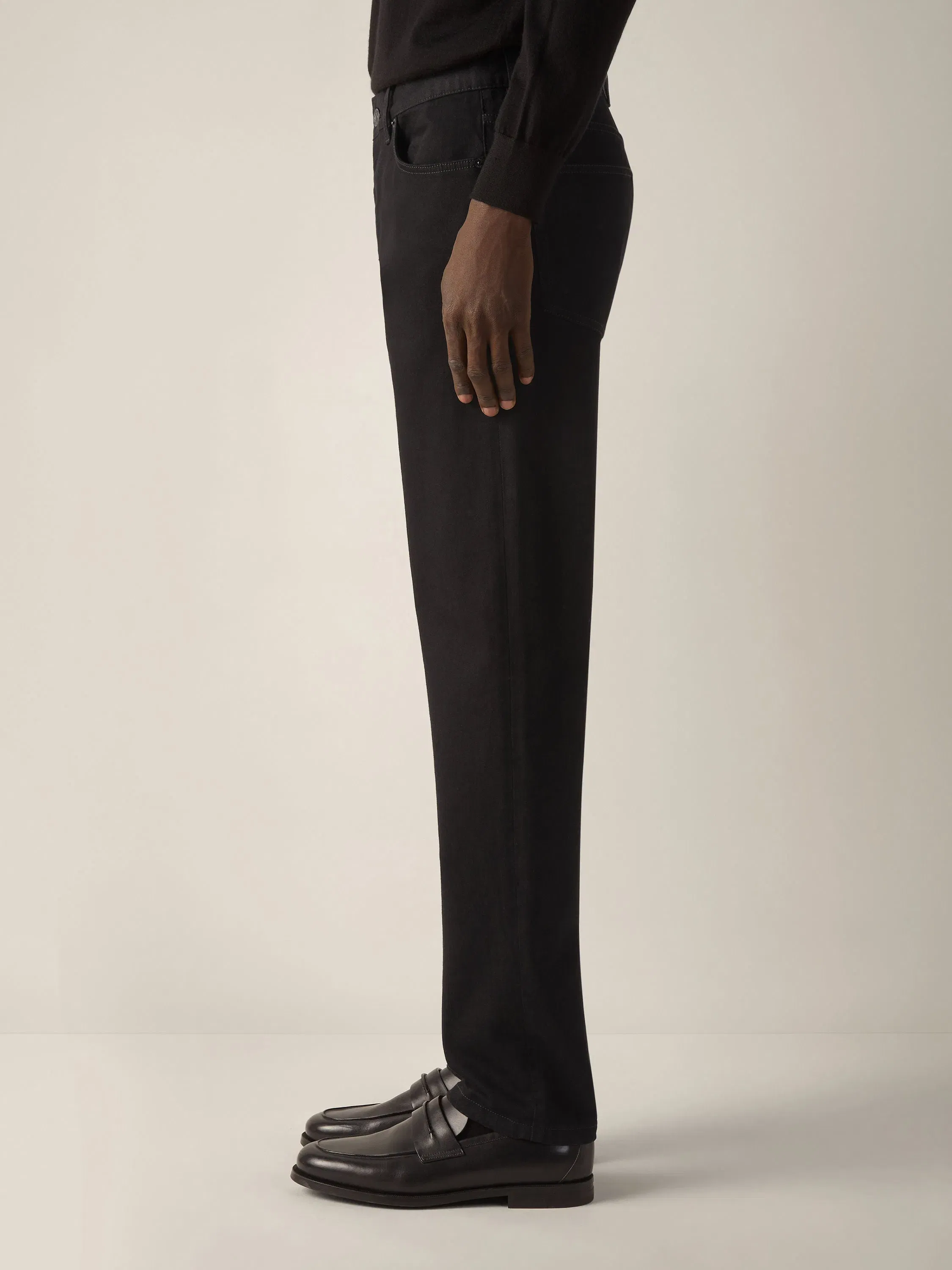 Zegna Black Rinse-Washed Stretch Cotton Roccia Jeans