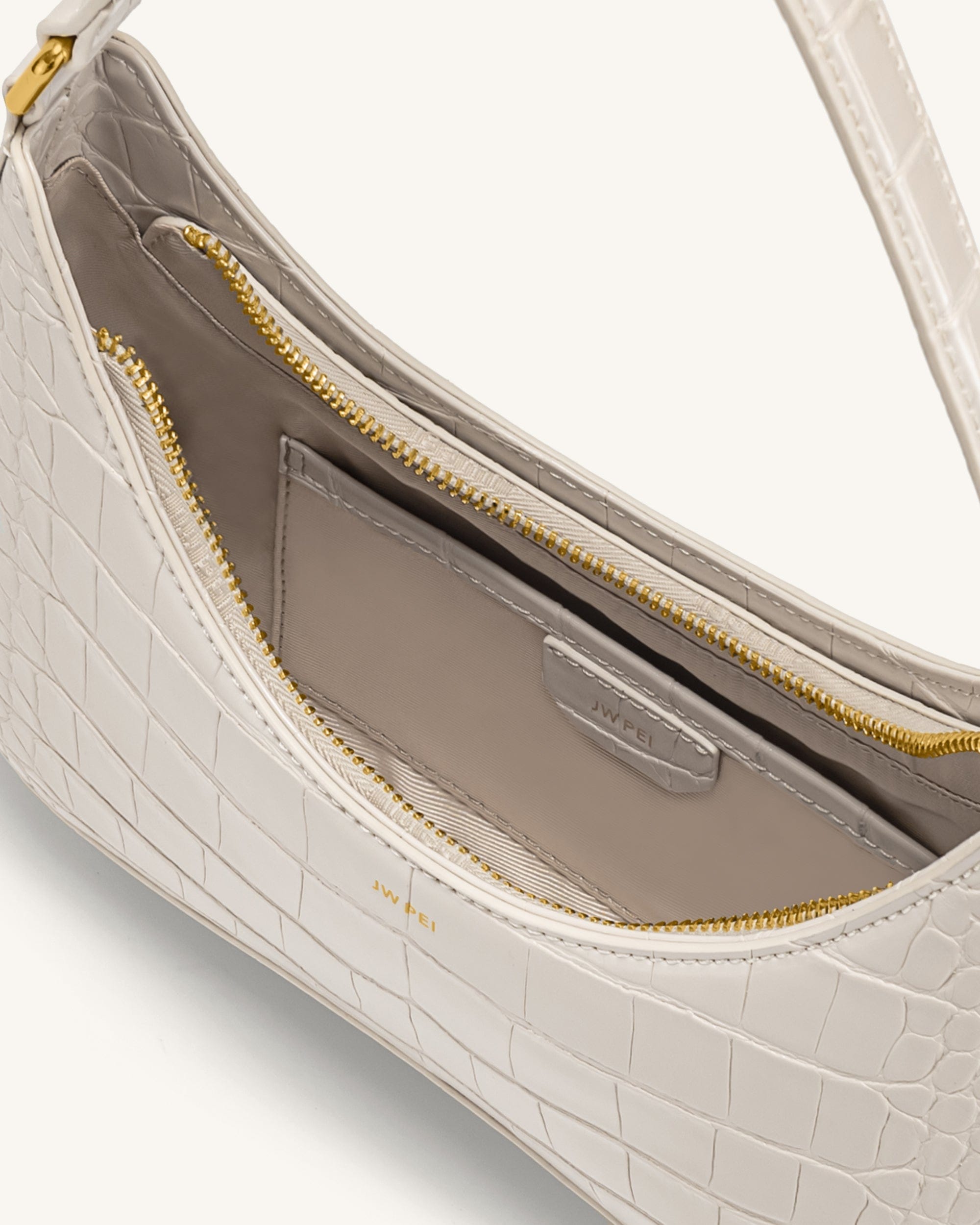 Jw Pei Ruby Shoulder Bag White Croc