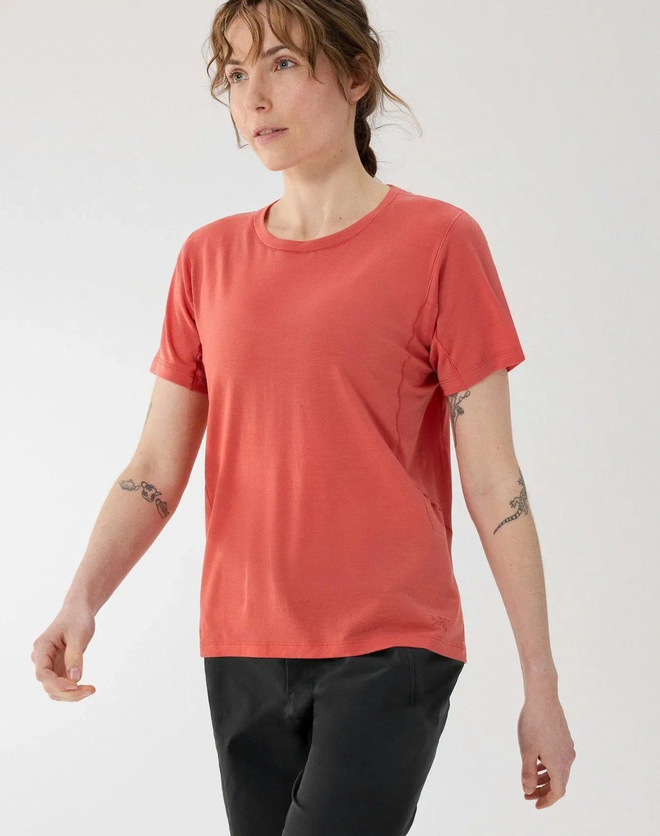 Arc'teryx Lana Merino Wool Crew Shirt SS Women's Stone Red