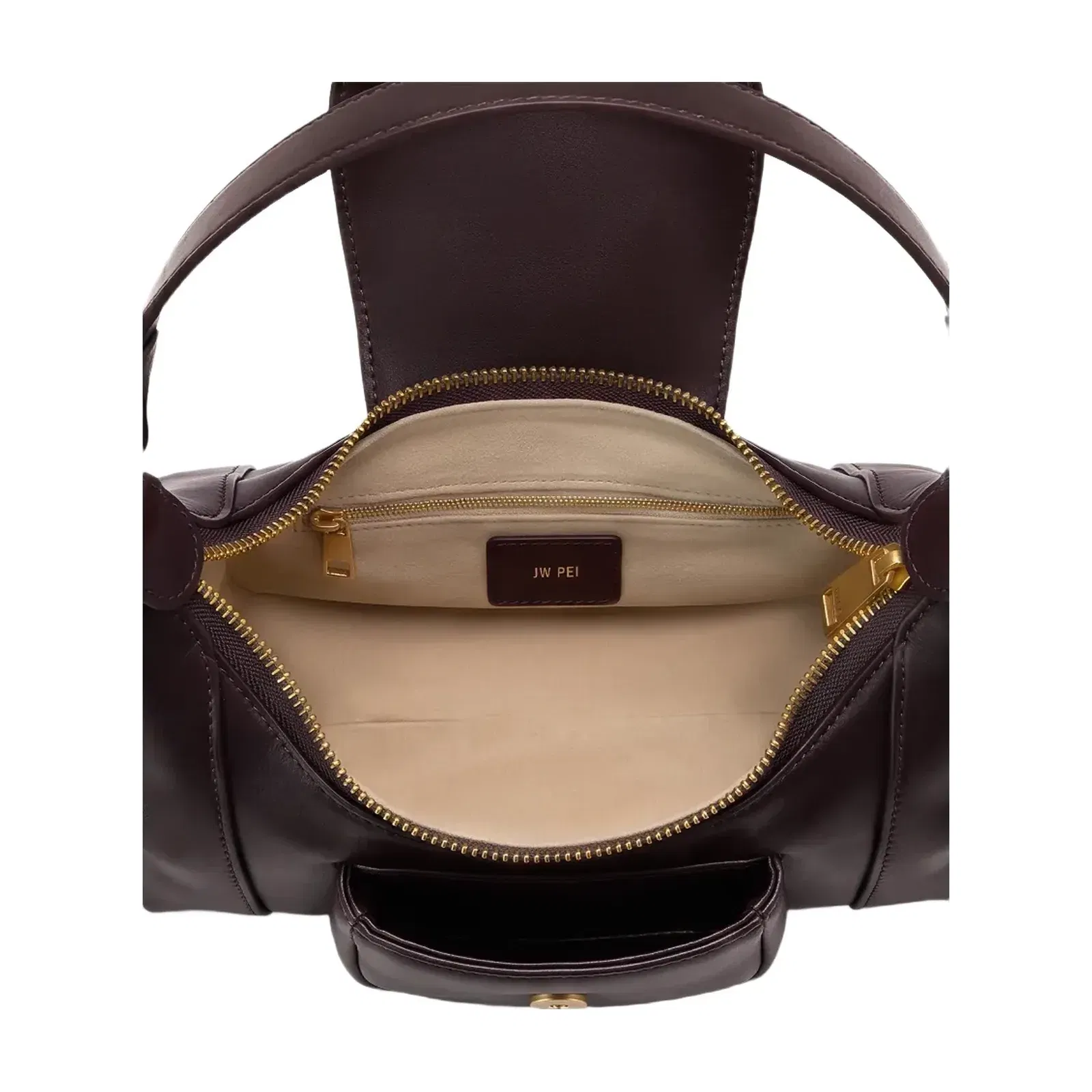 Jw Pei Estelle Pocket Shoulder Bag Dark Brown