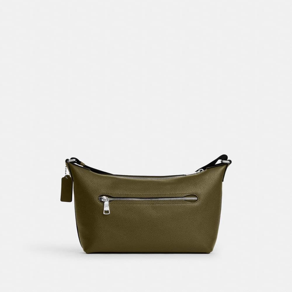 Coach Small Finn Crossbody Bag With Pouch Silver Olive