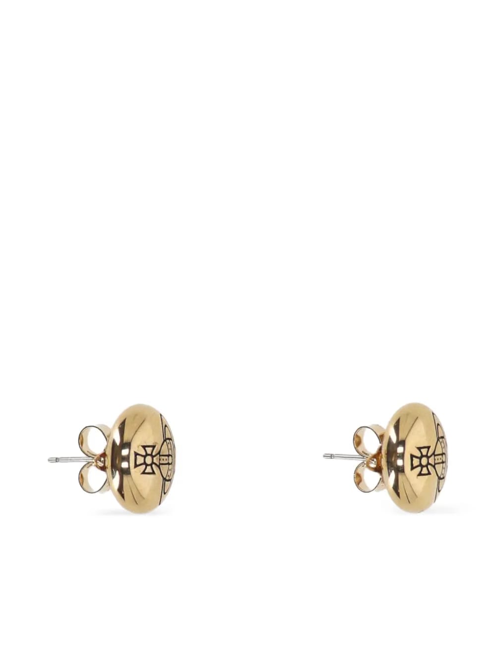 Orb-detail stud earrings