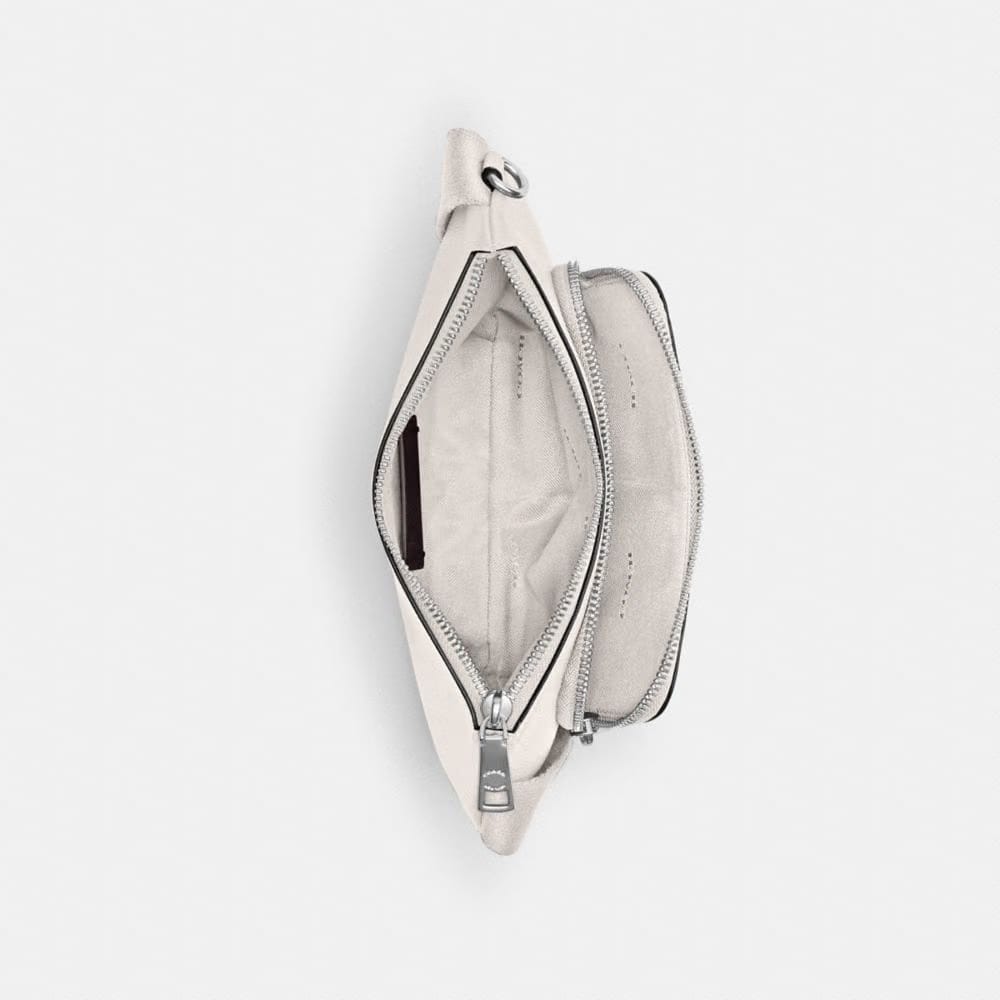 Coach Belt Bag With Signature Canvas Interior Detail Chalk