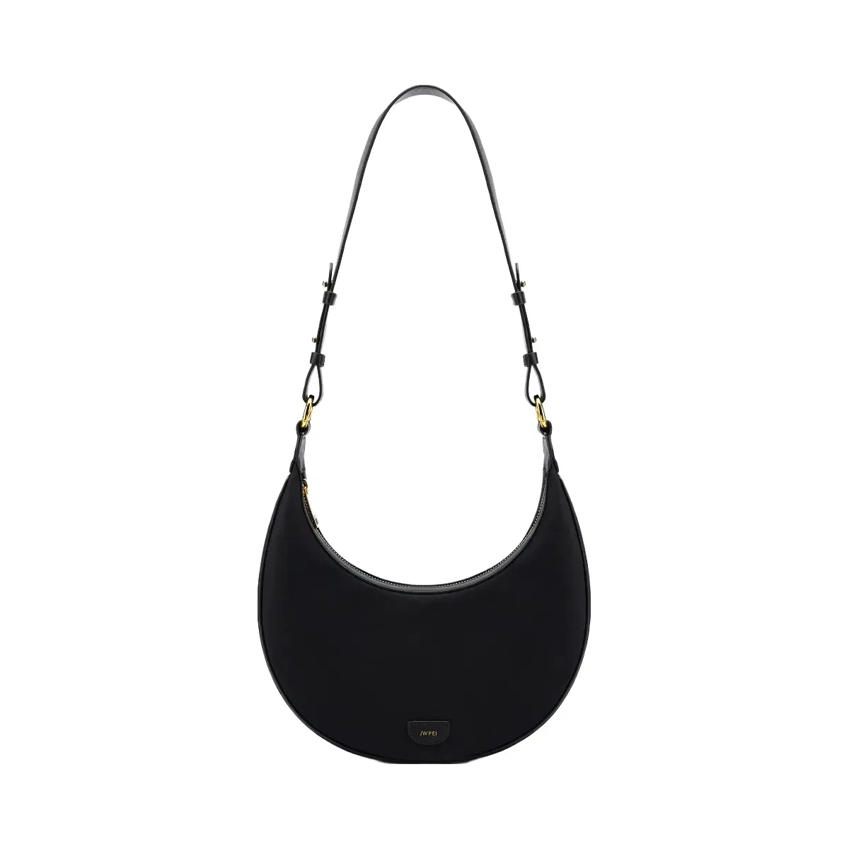 Jw Pei Carly Nylon Saddle Bag Black