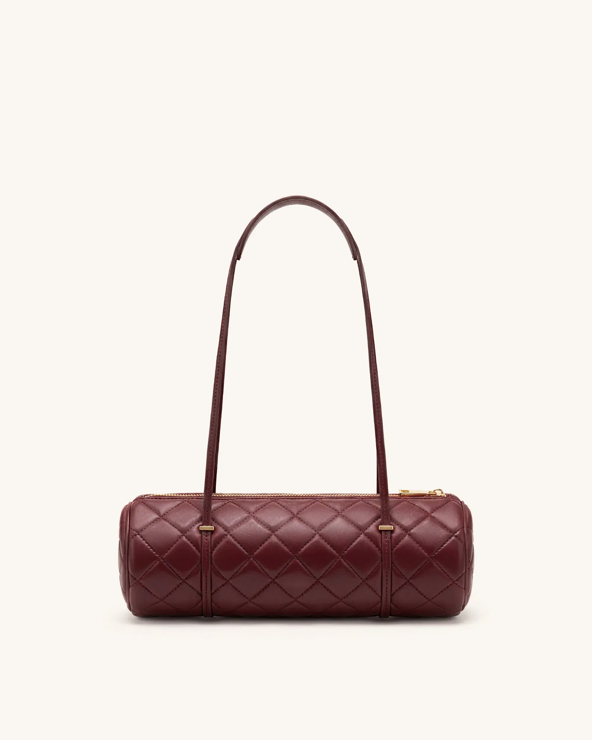 Jw Pei Marcella Quilted Cylinder Shoulder Bag Burgundy