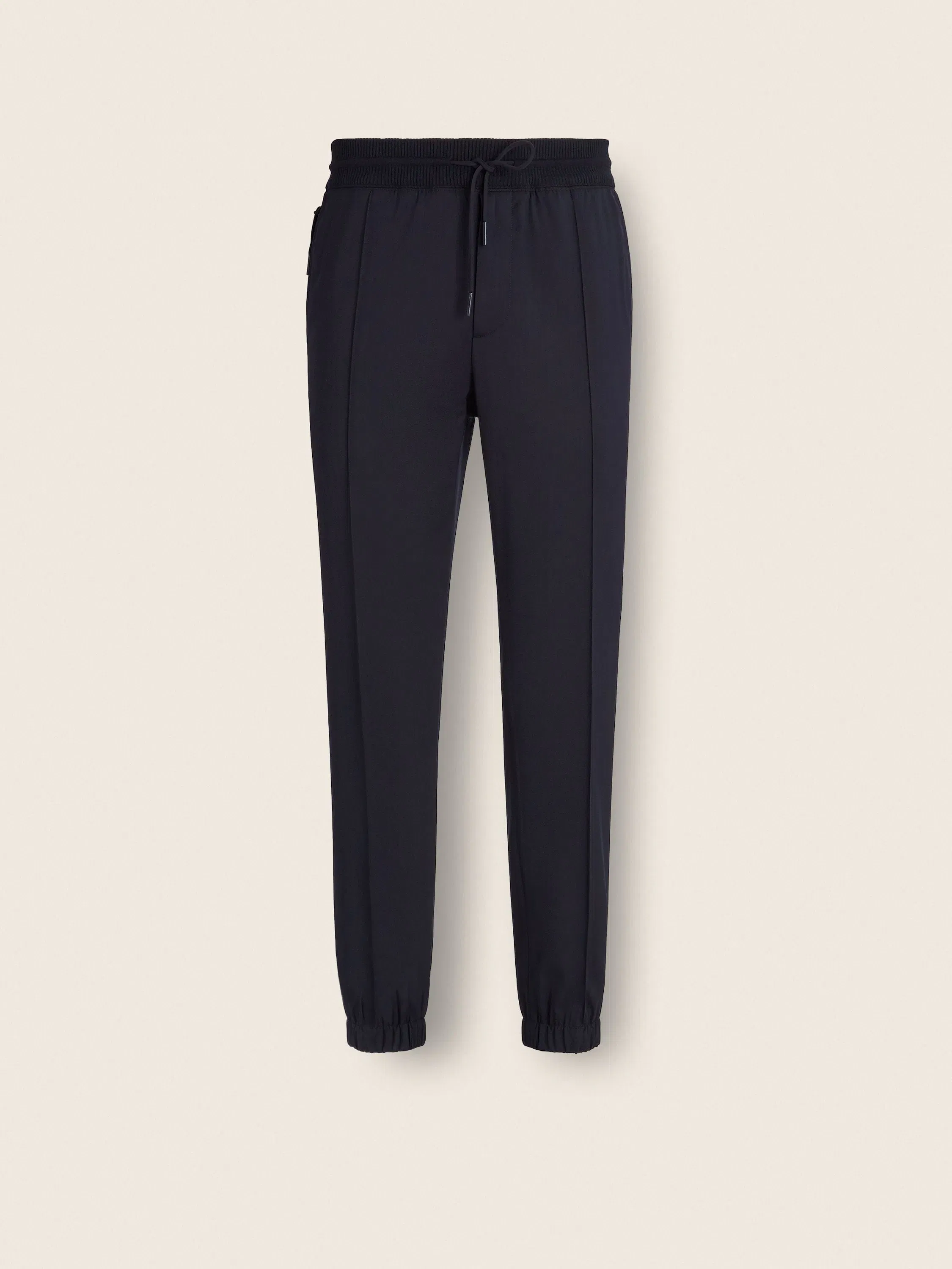 Zegna Navy Blue High Performance Wool Joggers