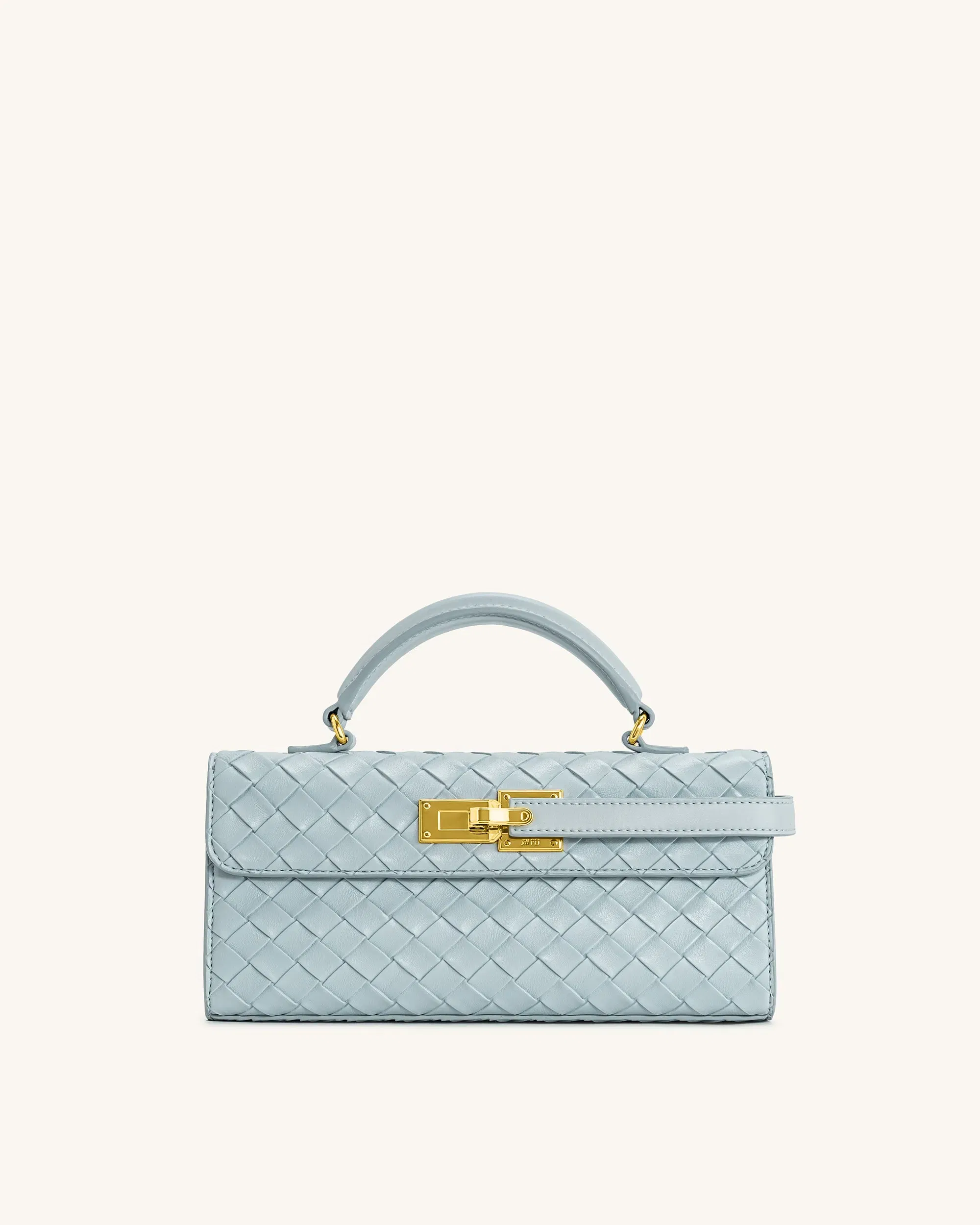 Jw Pei Keyla Weave Texture Top Handle Bag Blue