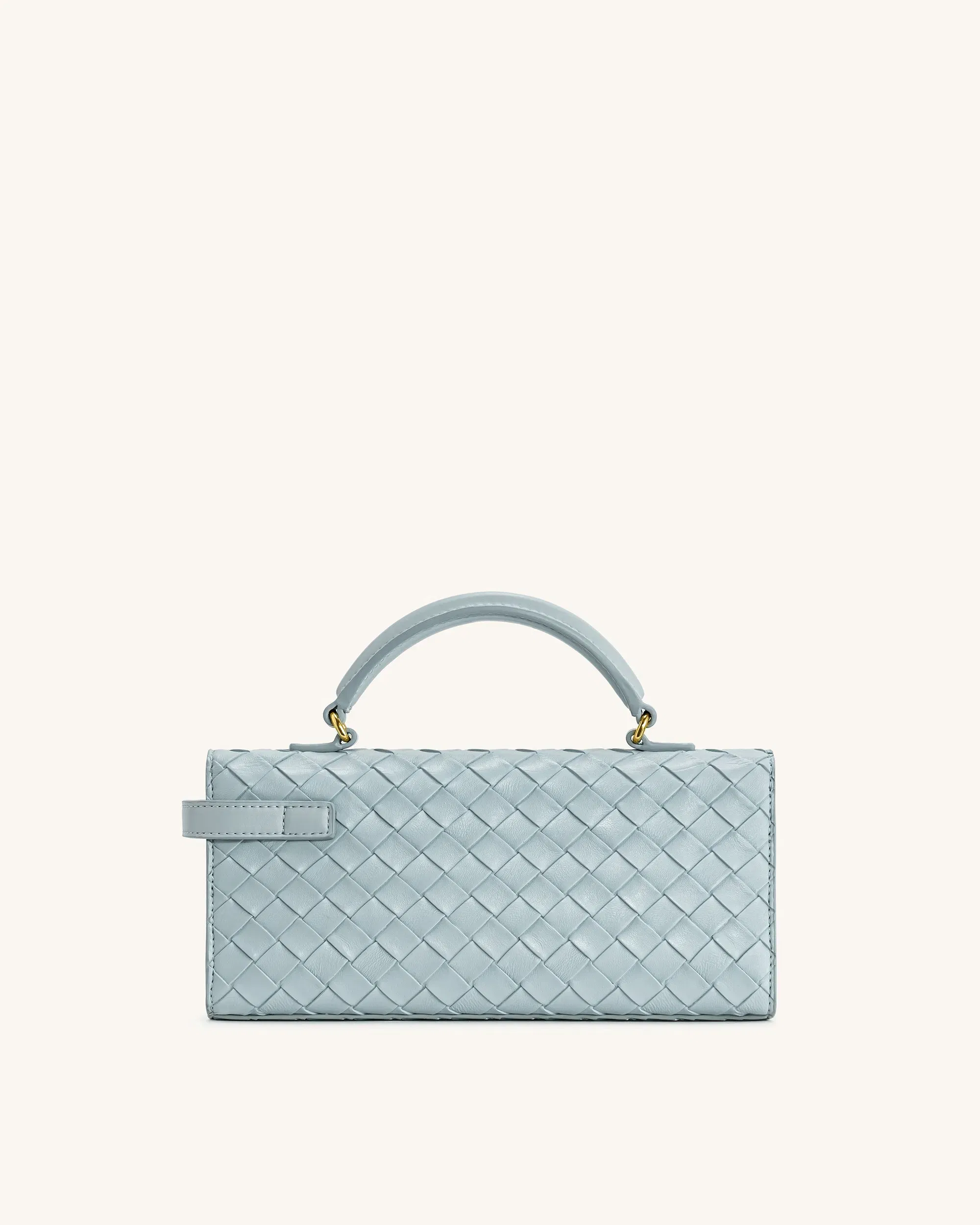 Jw Pei Keyla Weave Texture Top Handle Bag Blue