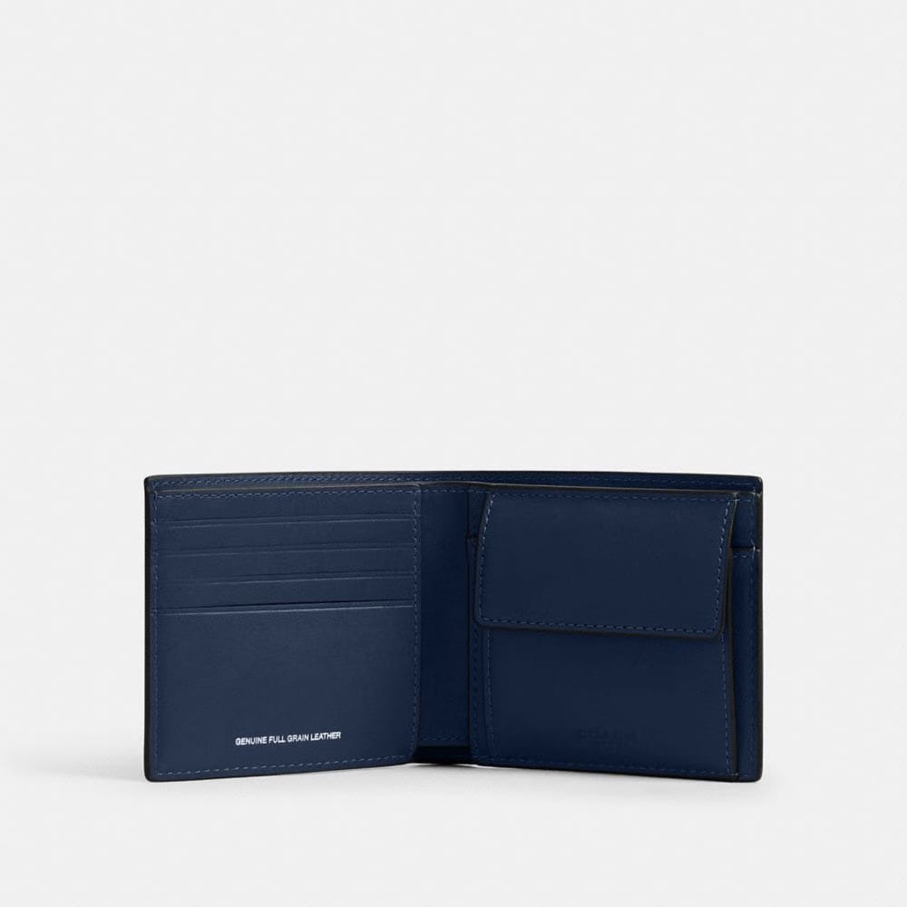 Coach Coin Wallet Navy