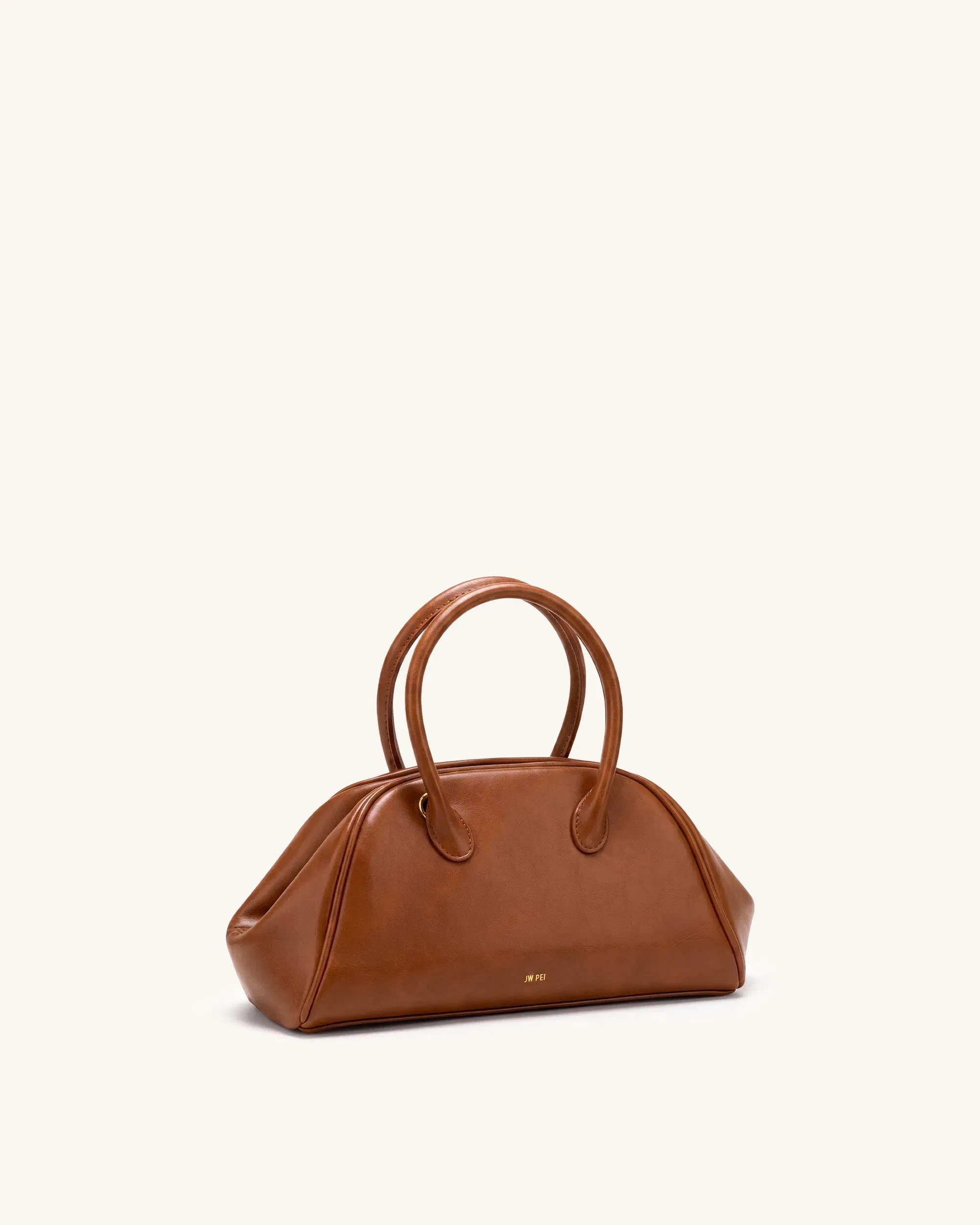 Jw Pei Veda Vintage Finish Bowler Bag Saddle Brown