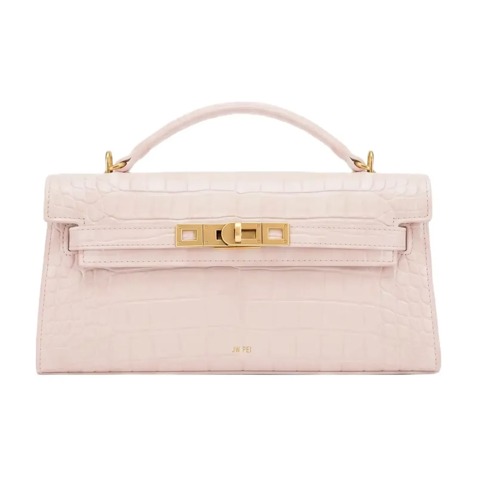 Jw Pei Noor Top Handle Bag Pink Croc