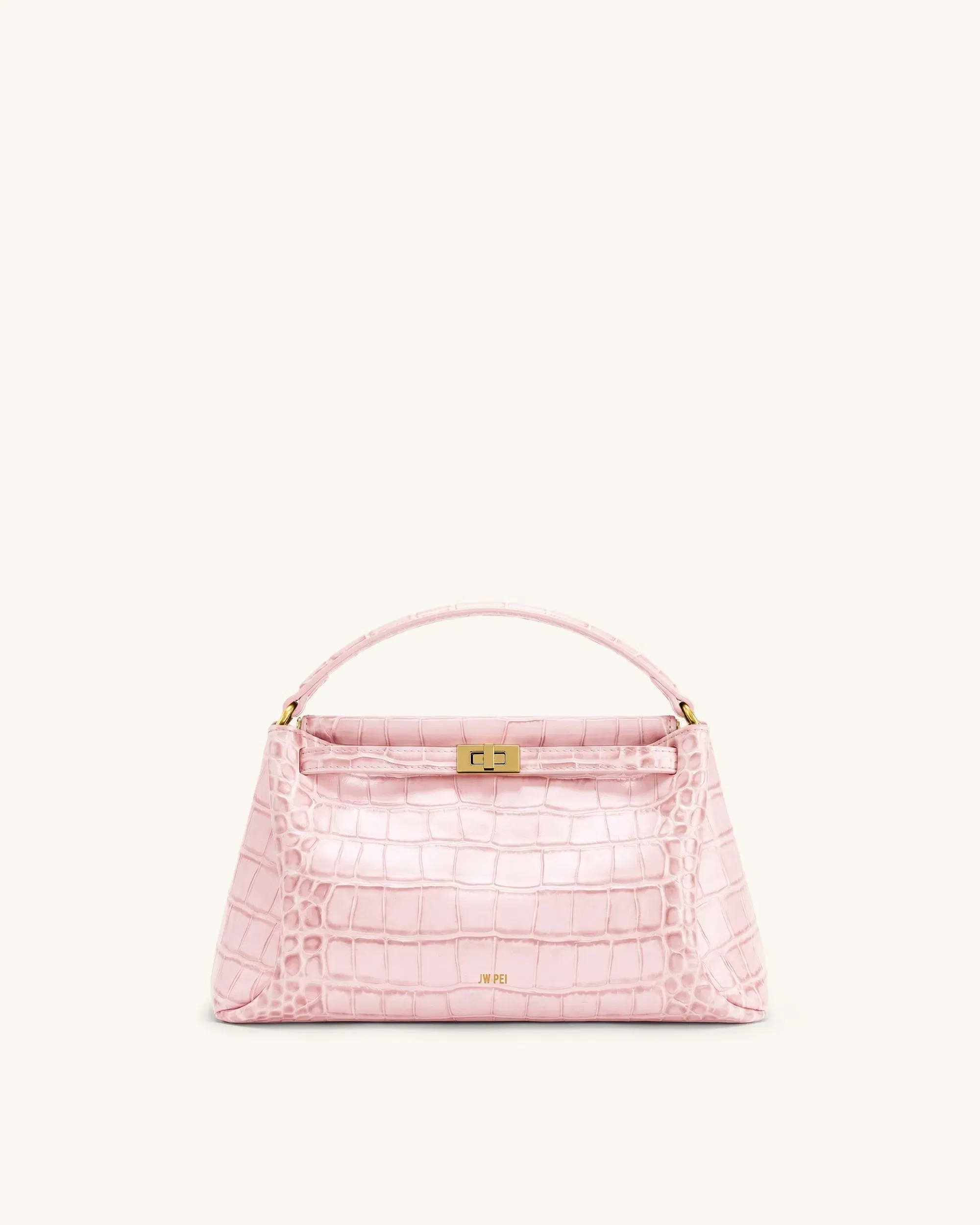 Jw Pei Carmen Top Handle Bag Pink Croc